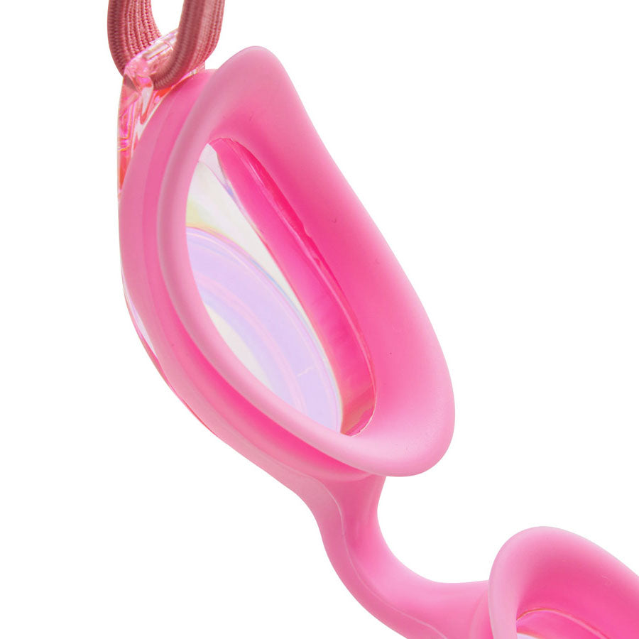 Lunettes de natation en caoutchouc rose pour garçons et filles (JERRY-RDPK)