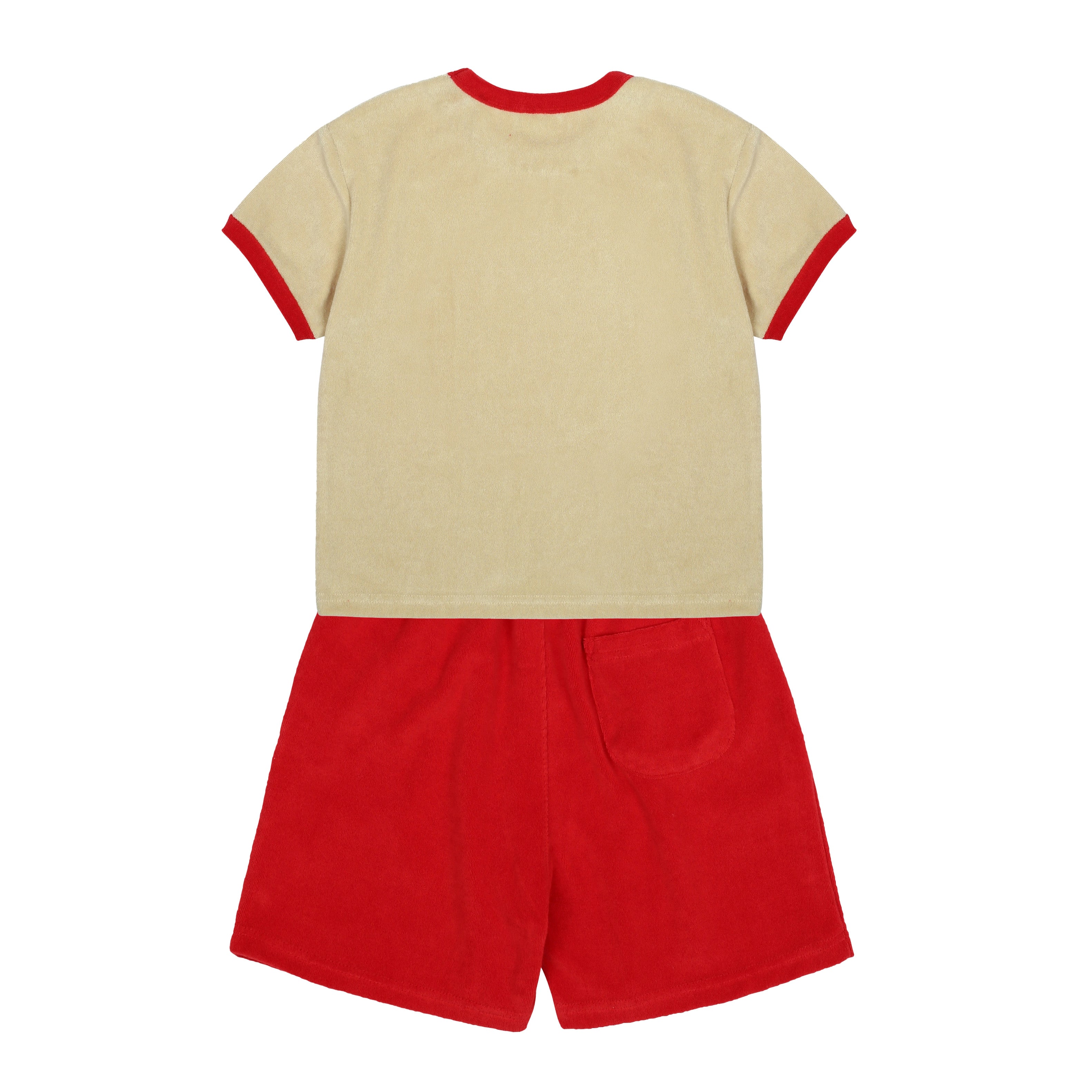Boys & Girls Red Cotton Set