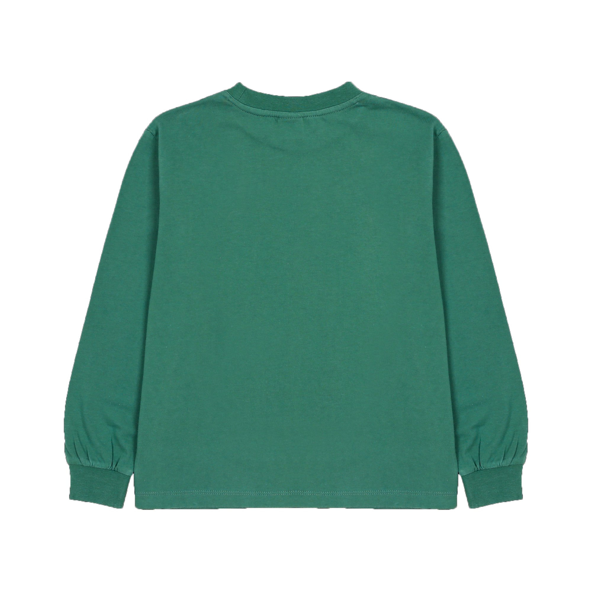 Boys & Girls Green Printed Cotton T-Shirt