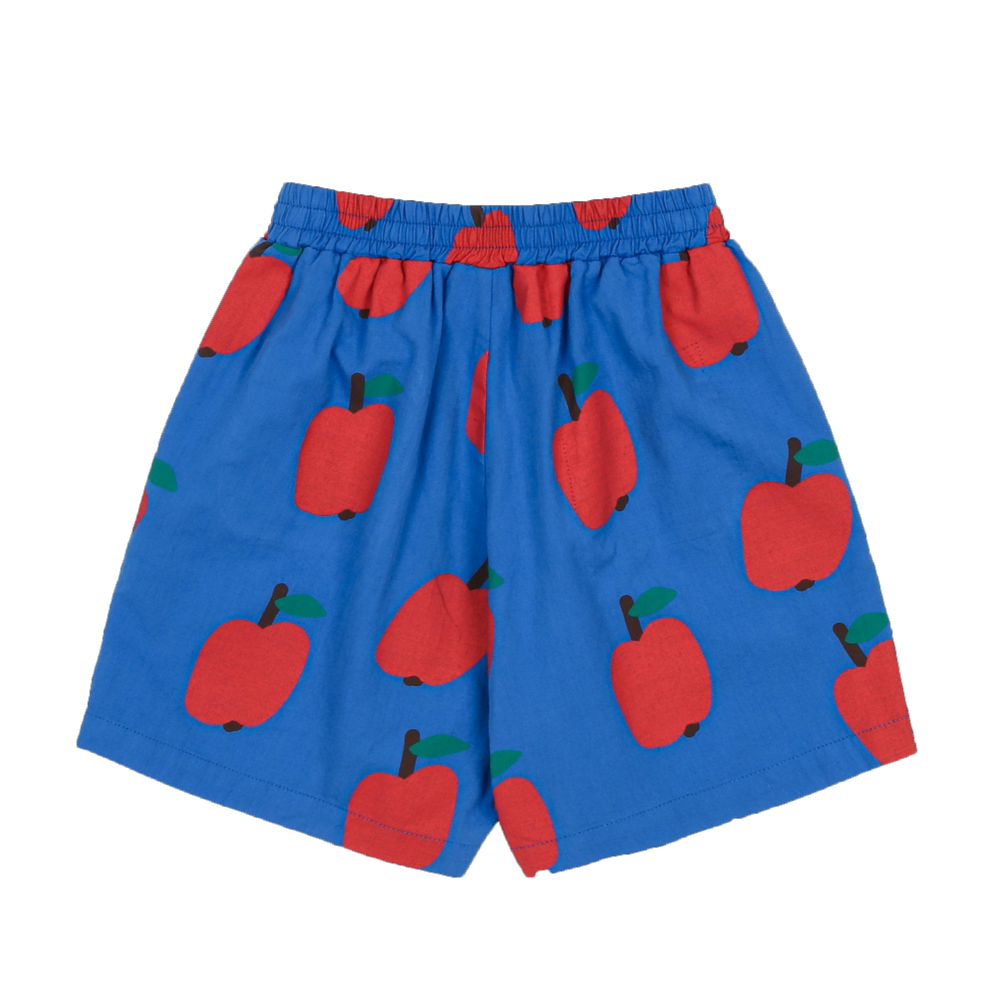 Boys & Girls Blue Printed Cotton Shorts