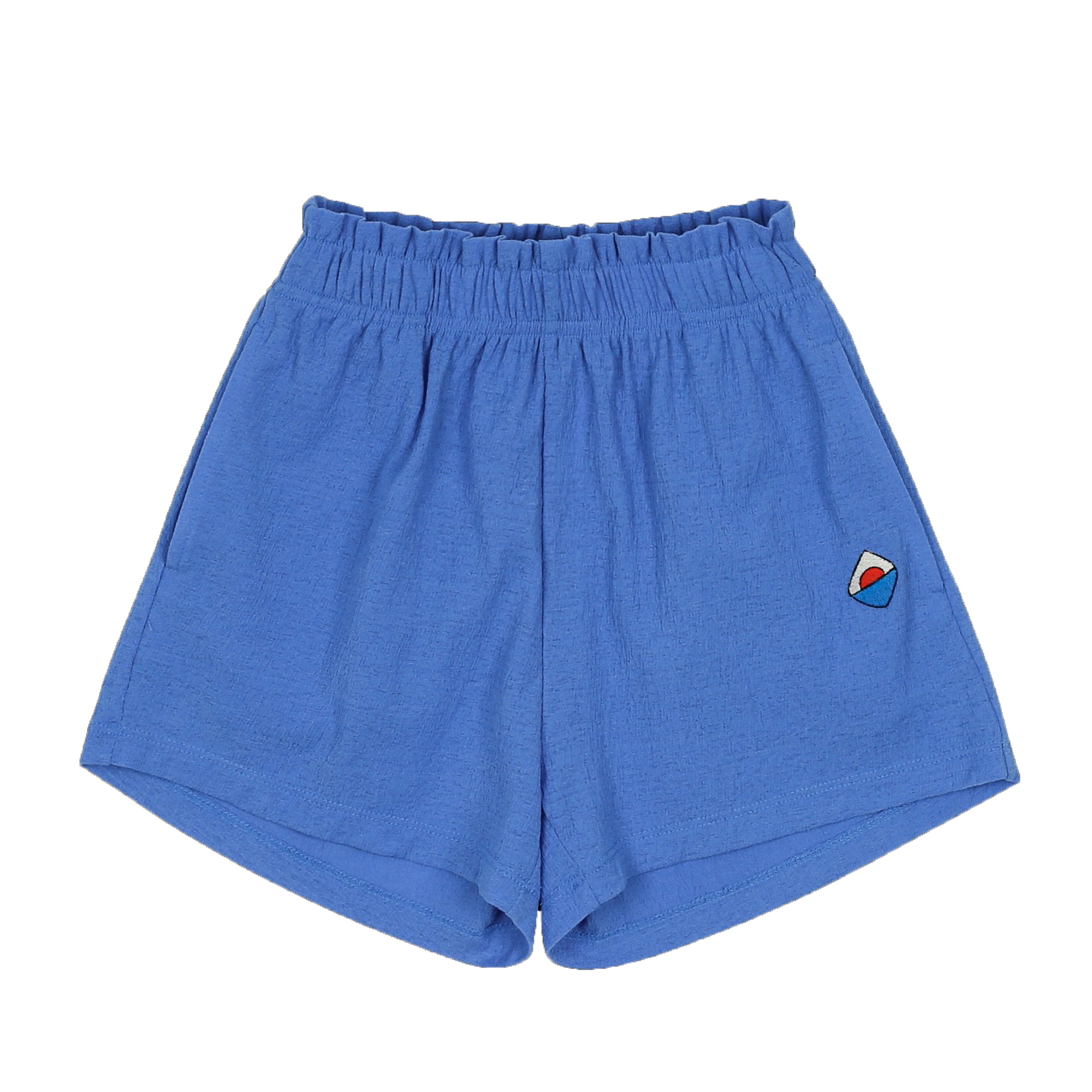 Girls Blue Logo Shorts