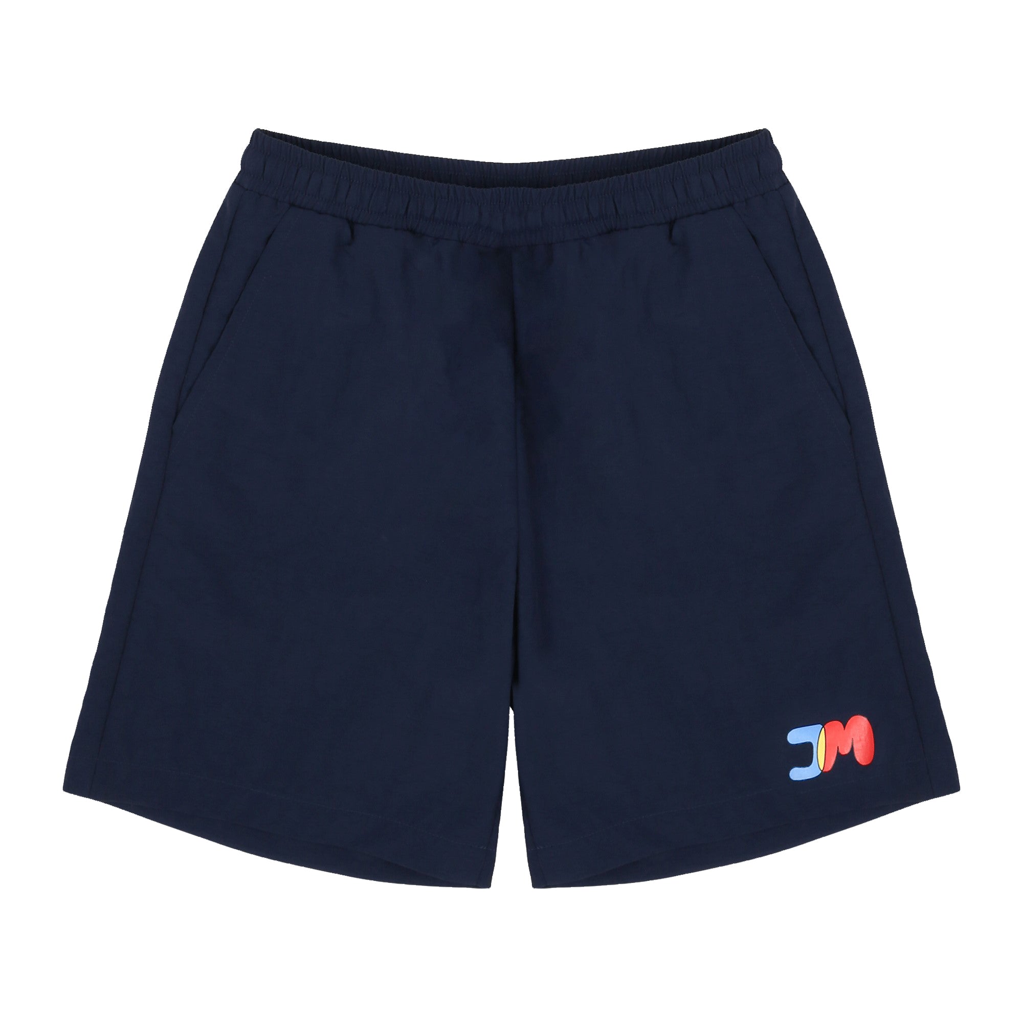 Boys & Girls Navy Printed Logo Swim Shorts