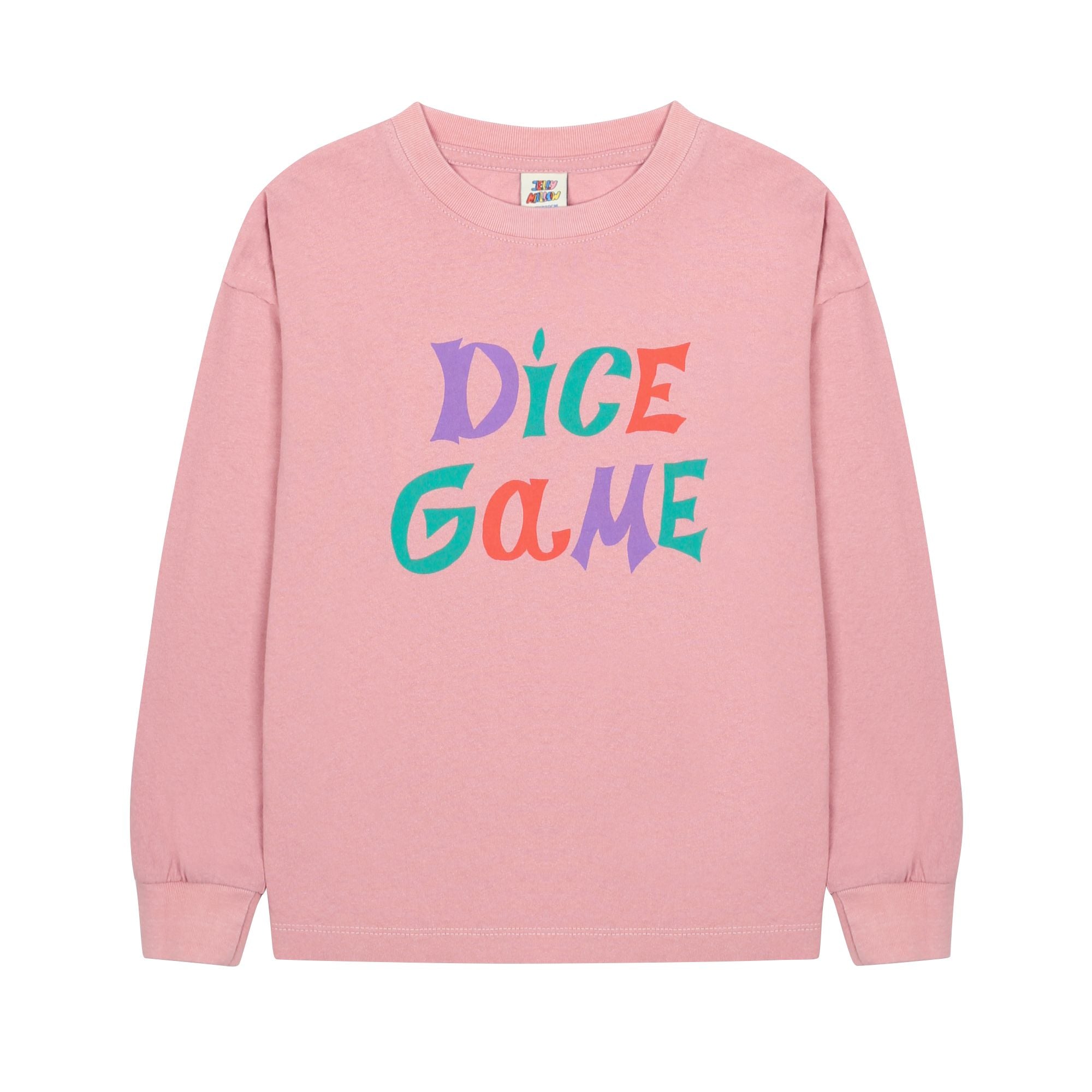 Boys & Girls Pink Logo Cotton Sweatshirt
