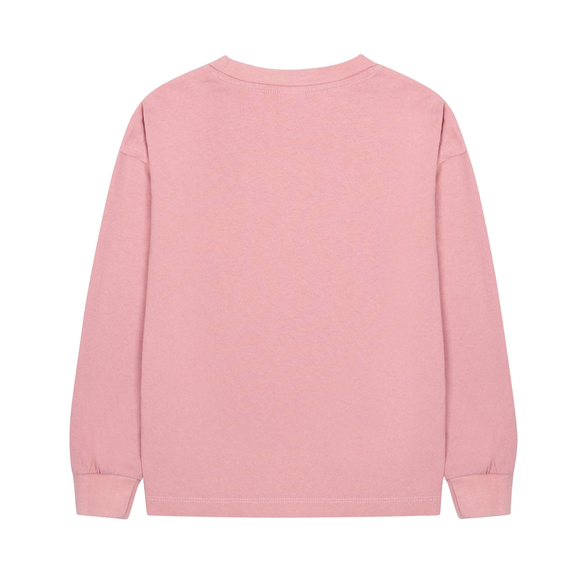 Boys & Girls Pink Logo Cotton Sweatshirt