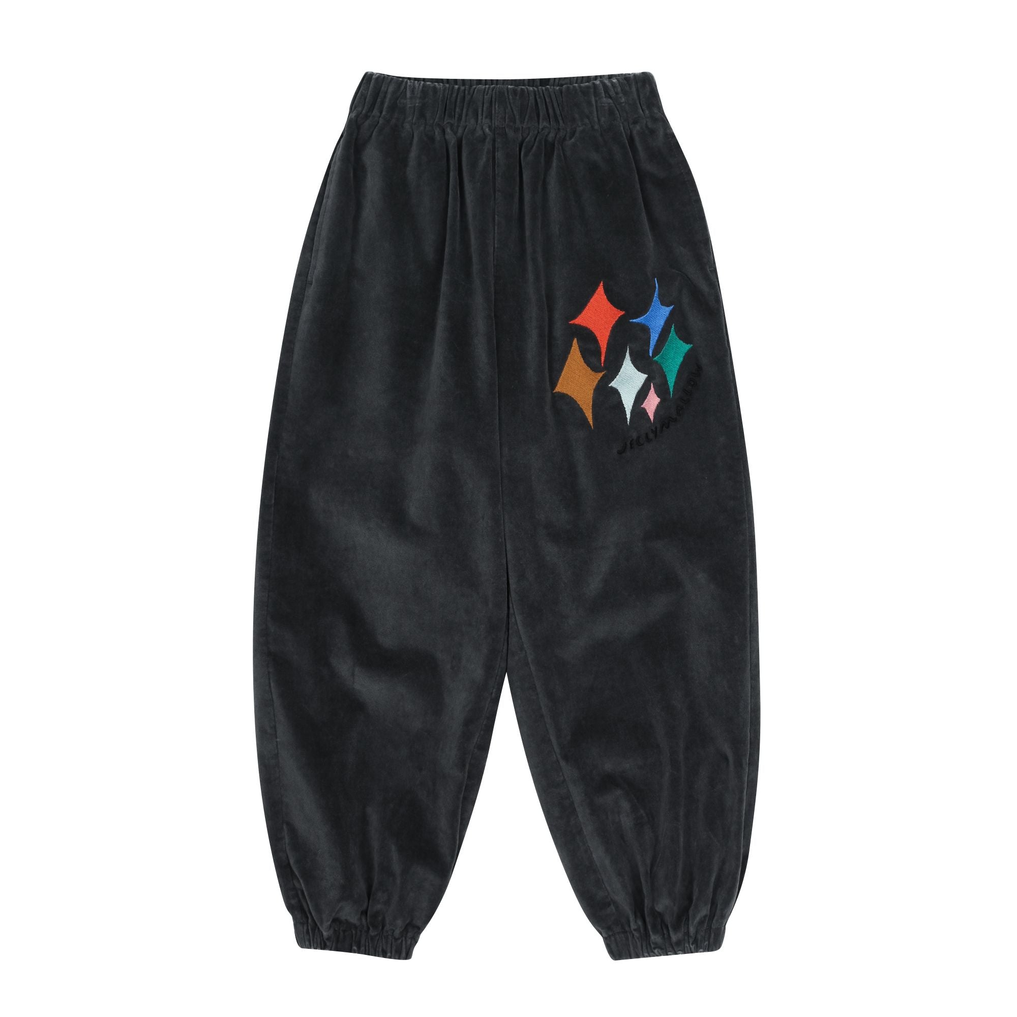 Boys & Girls Dark Grey Velvet Trousers