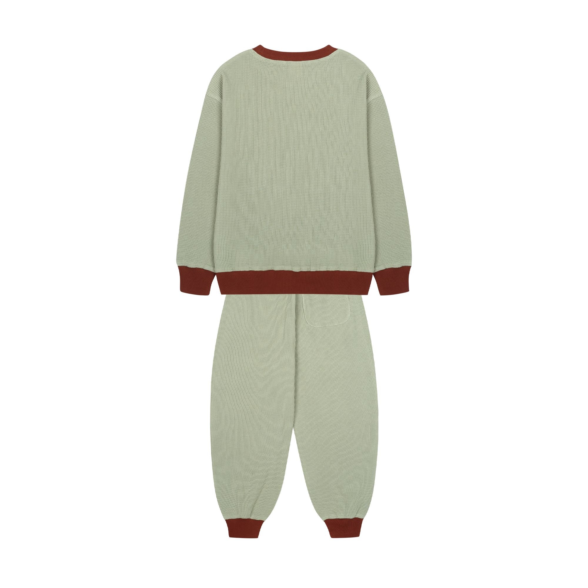 Boys & Girls Light Green Logo Cotton Set