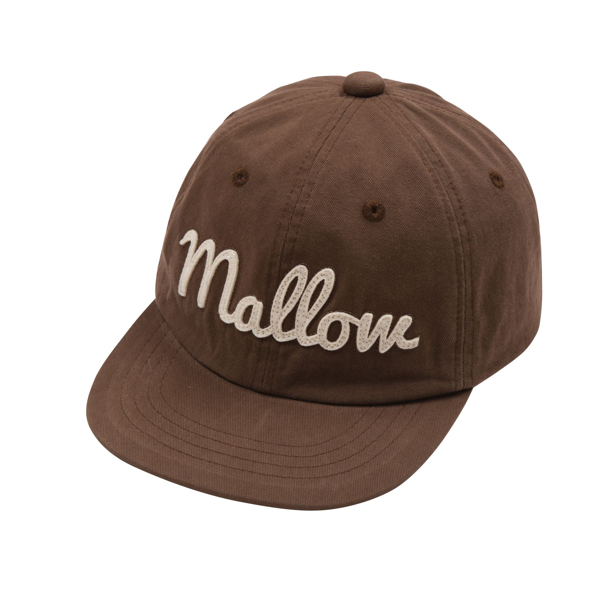 Boys & Girls Brown Logo Cotton Cap