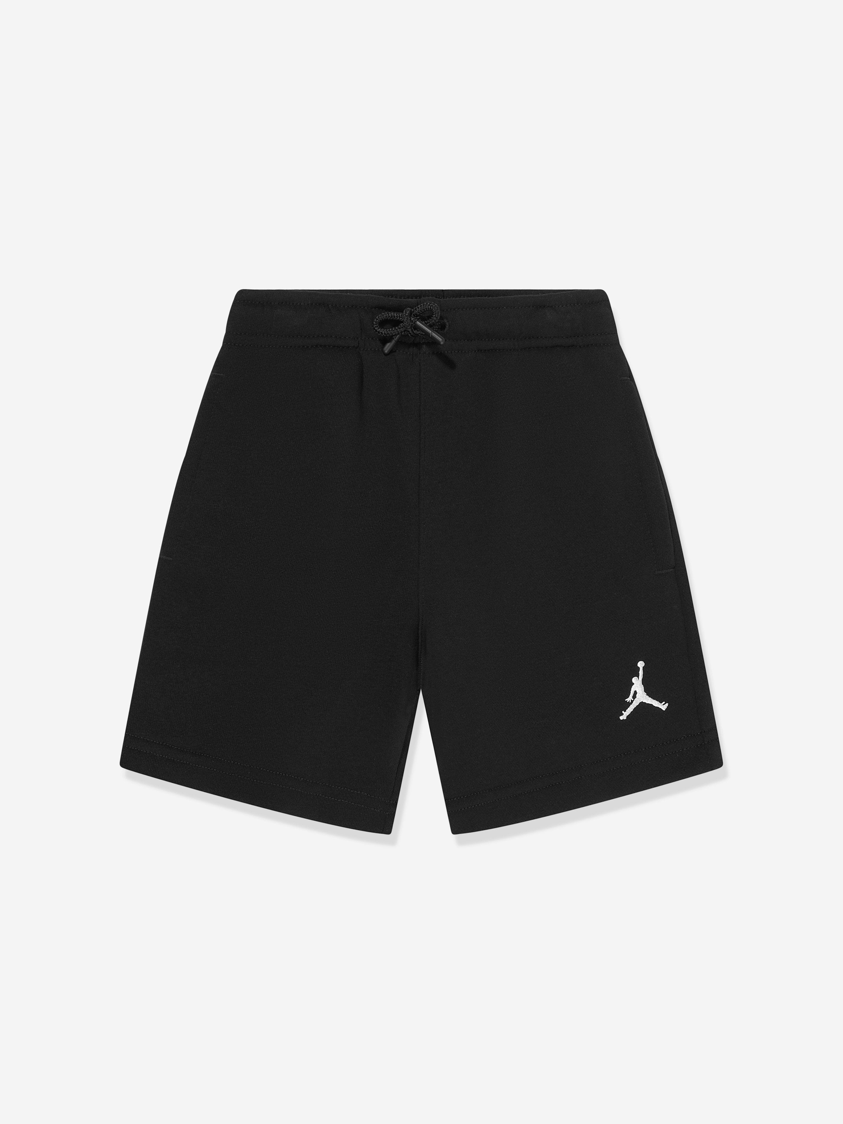 Boys MJ Brooklyn Fleece Essential Shorts in Black