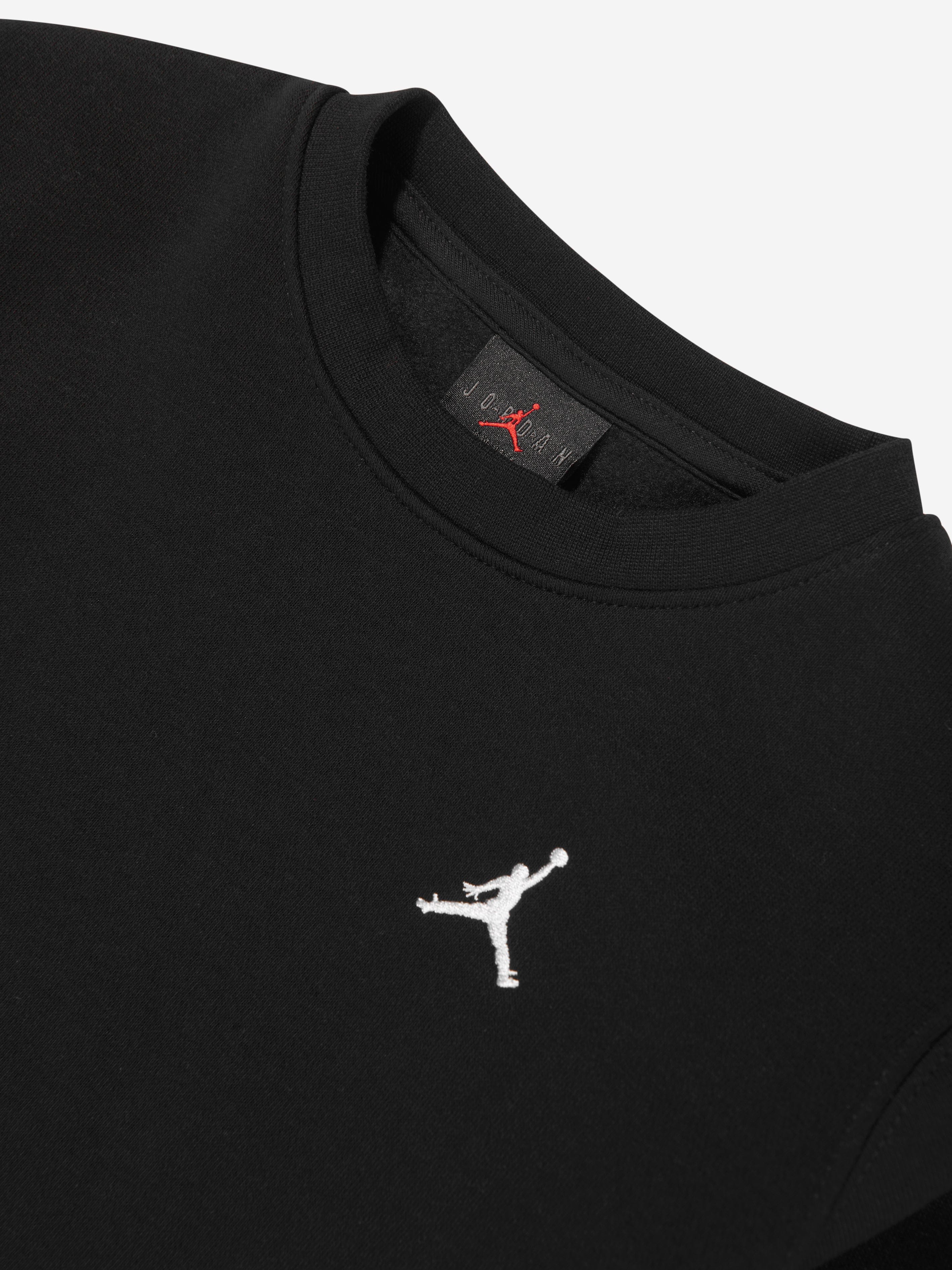 Boys Brooklyn Fleece Essential Sweatshirt in Black