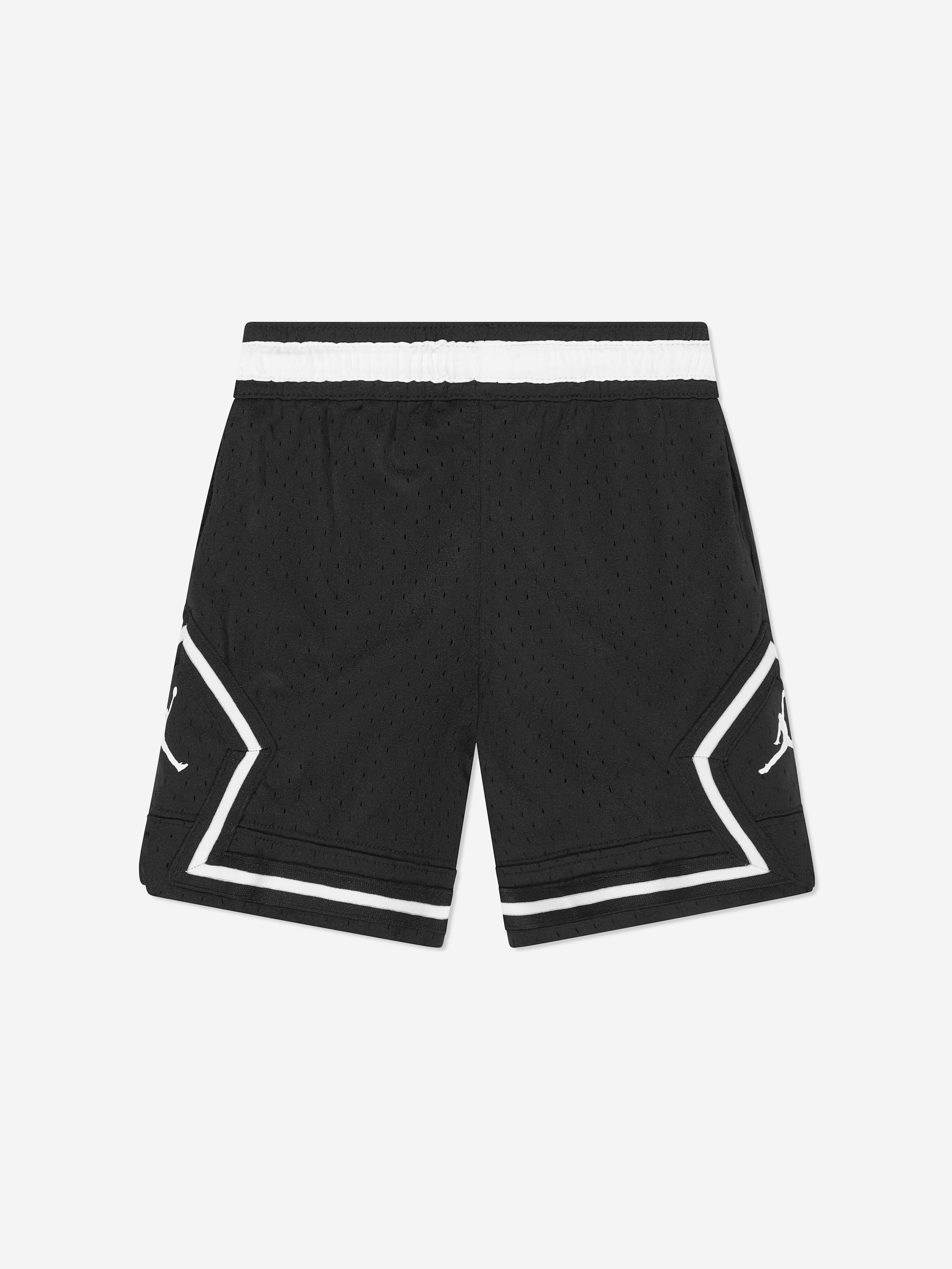 Boys MJ Dr-Fit Sport Diamond Shorts in Black