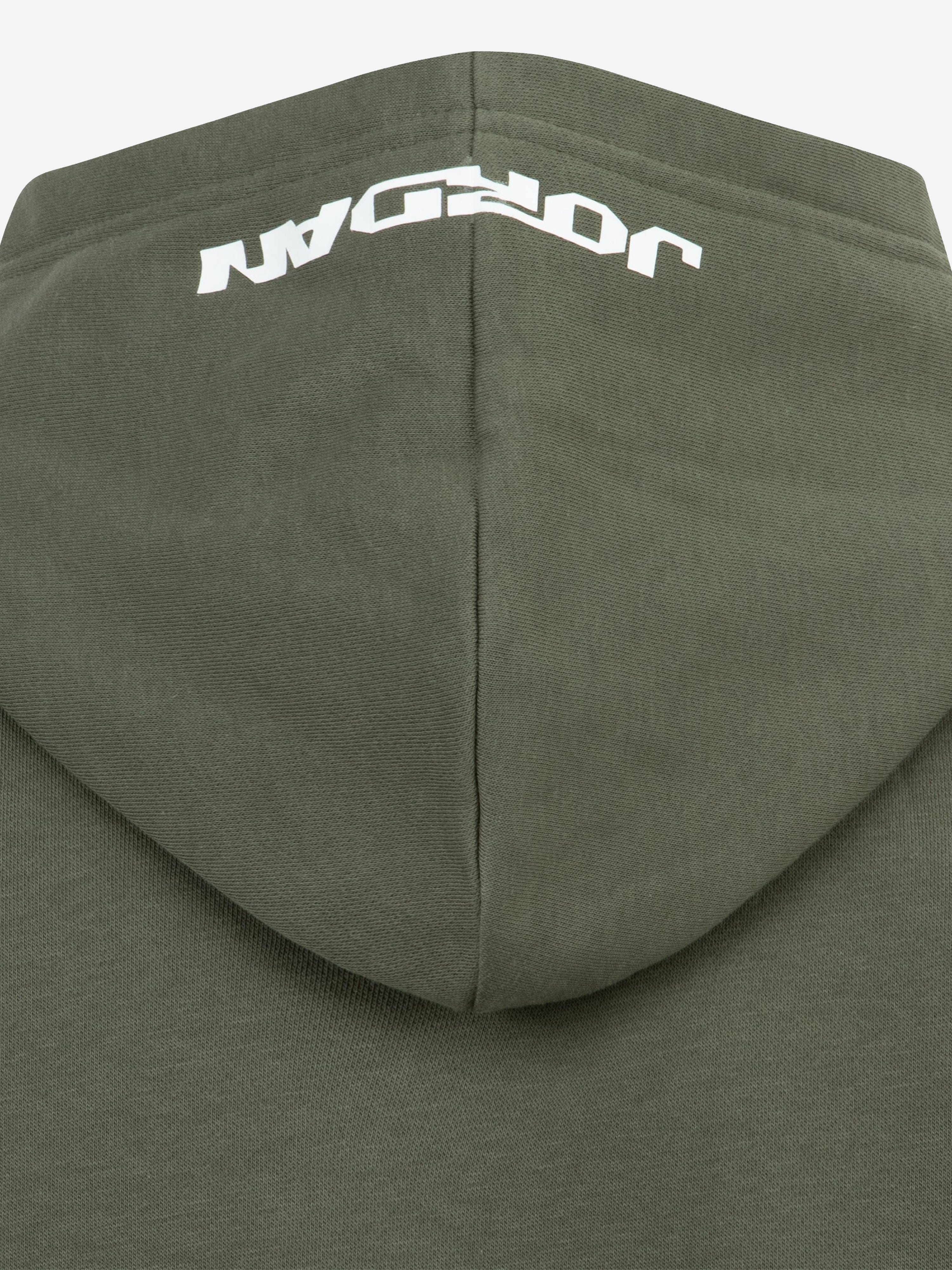 Boys MJ Flight Hoodie in Green