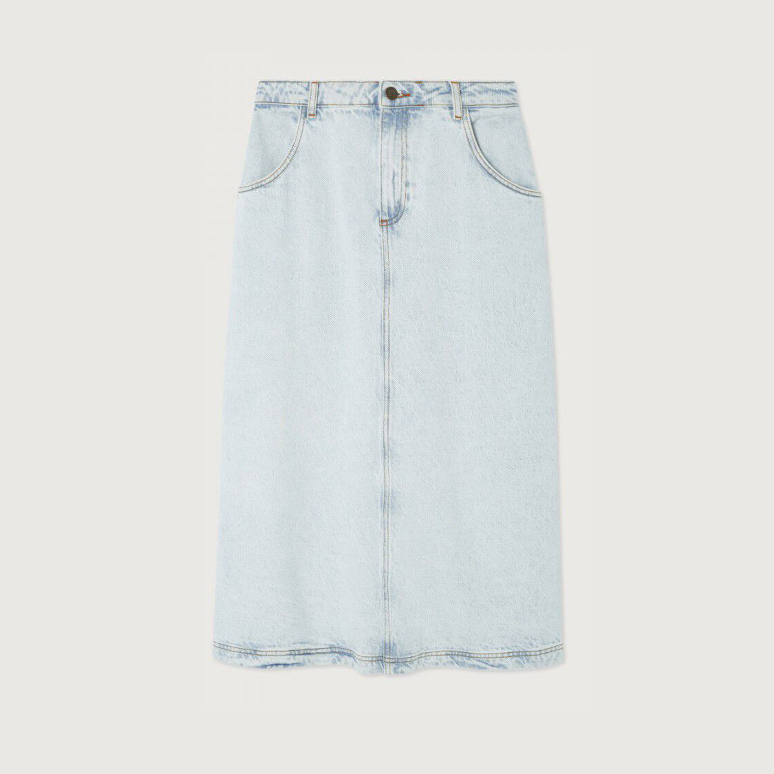 Women Light Blue Demin Skirt
