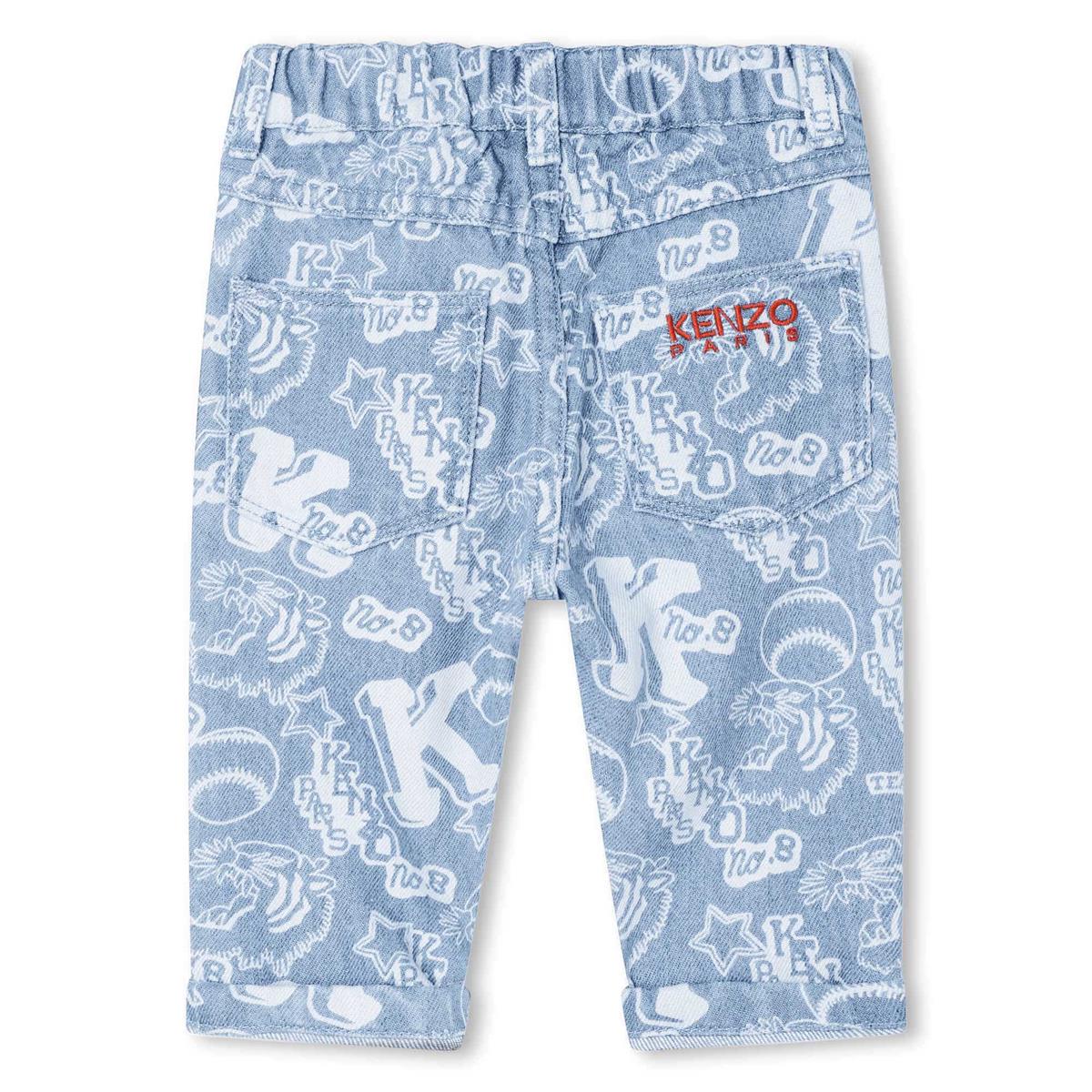Baby Boys Light Blue Denim Trousers
