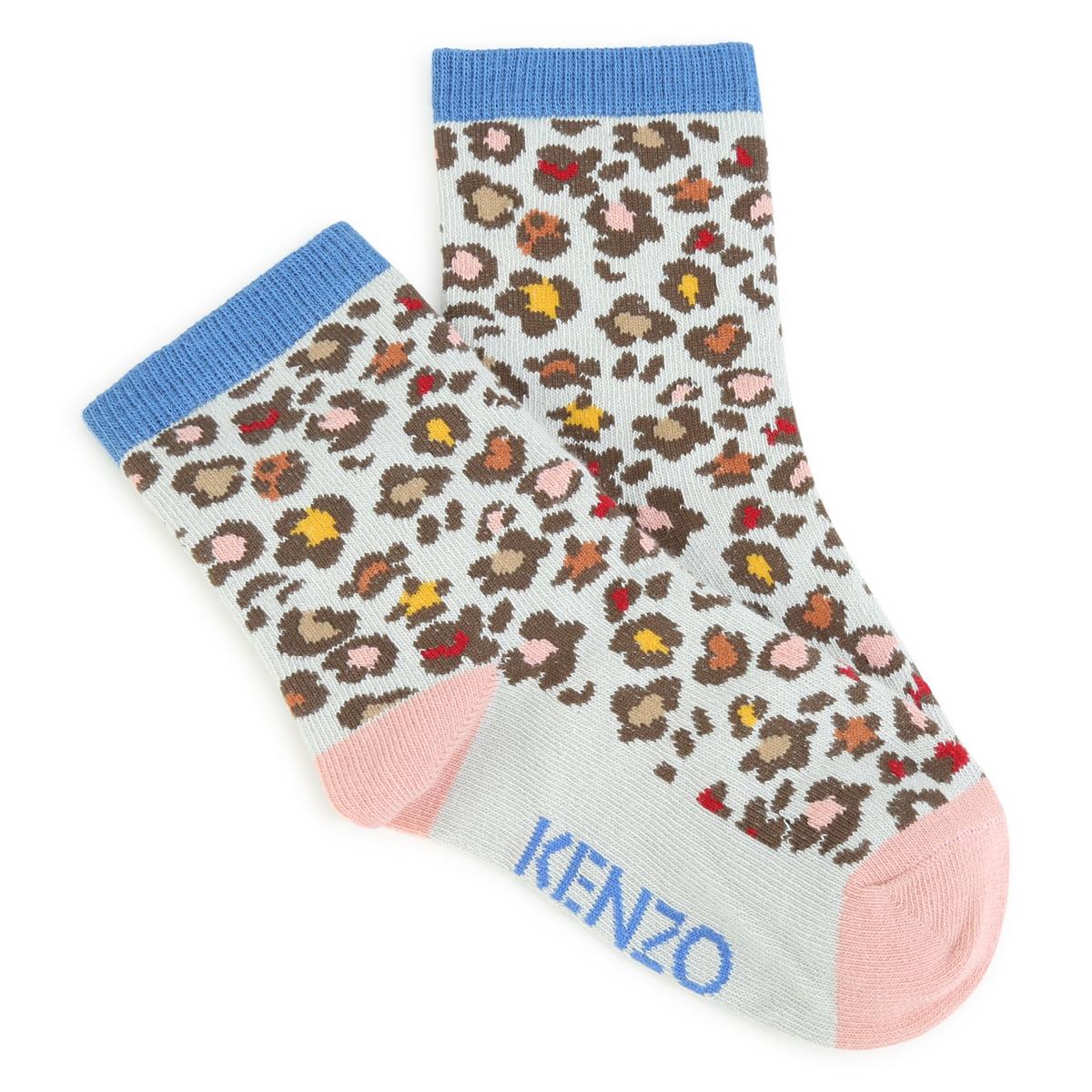 Girls Pink Logo Socks