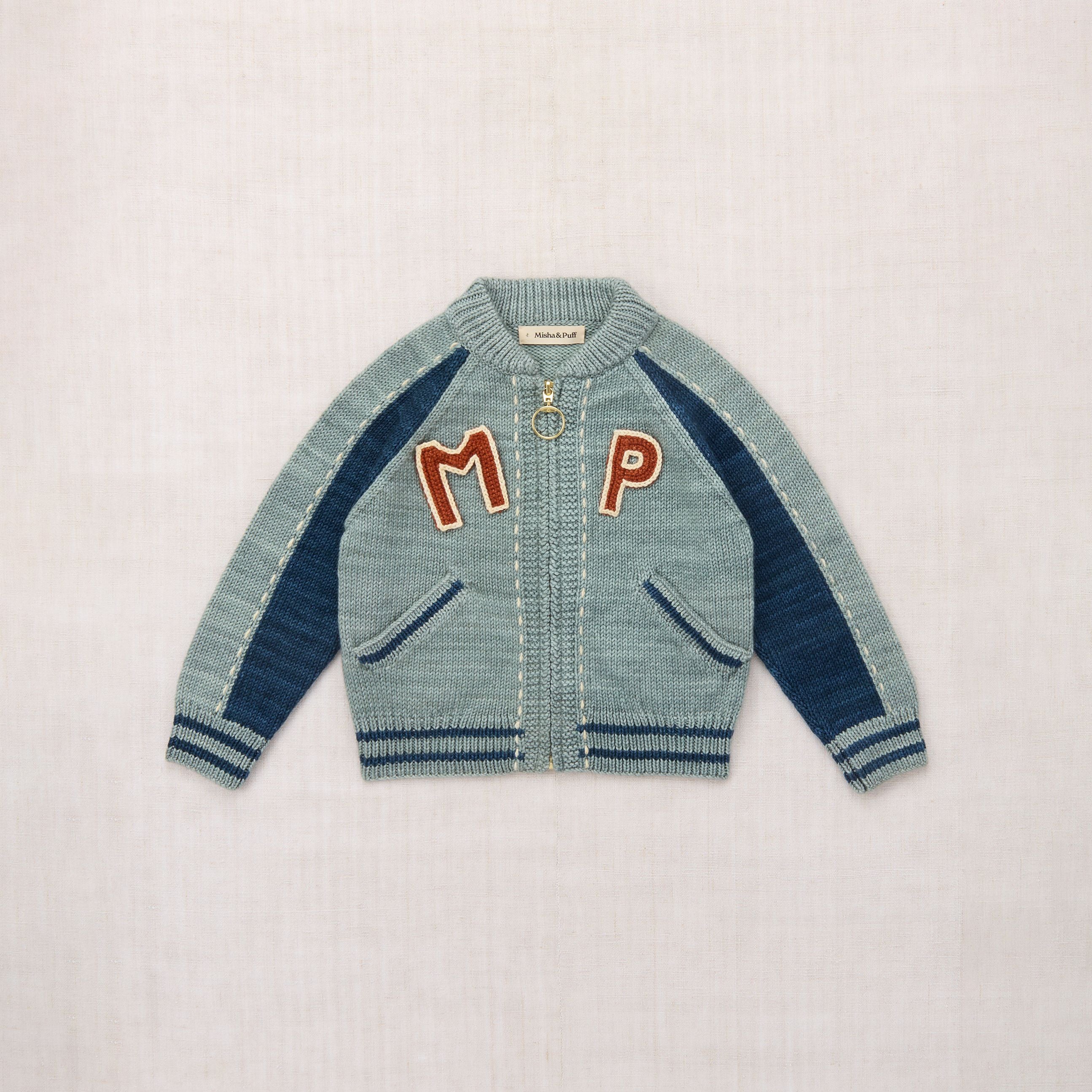 Boys & Girls Light Blue Wool Jacket
