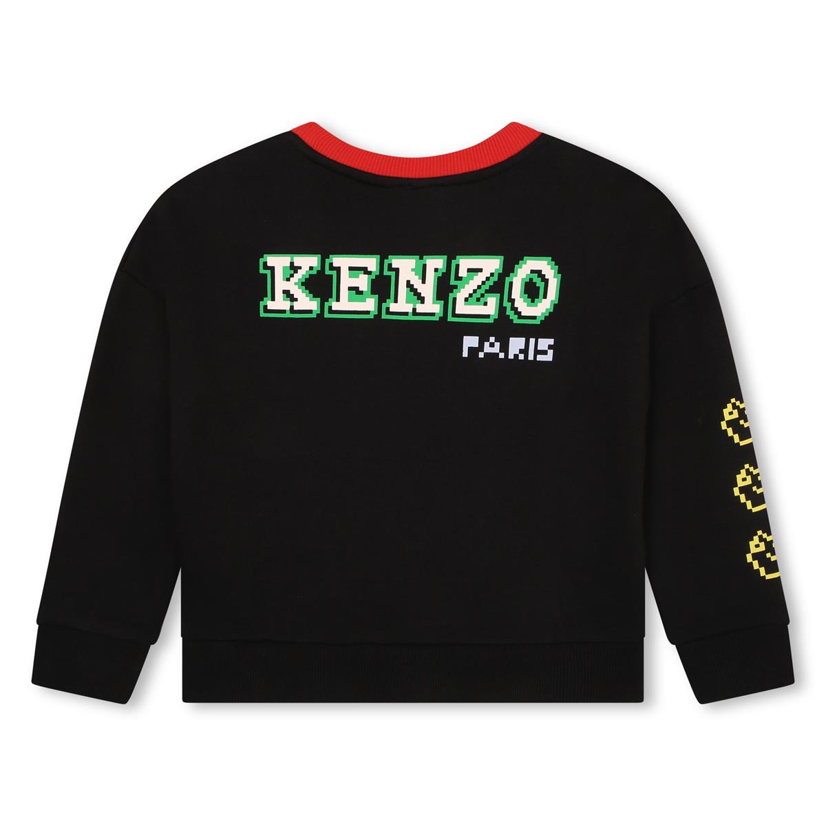 Girls Navy Cotton Sweatshirt
