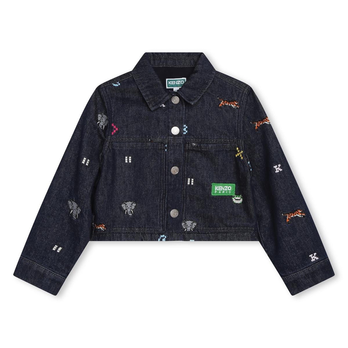Girls Blue Denim Coat