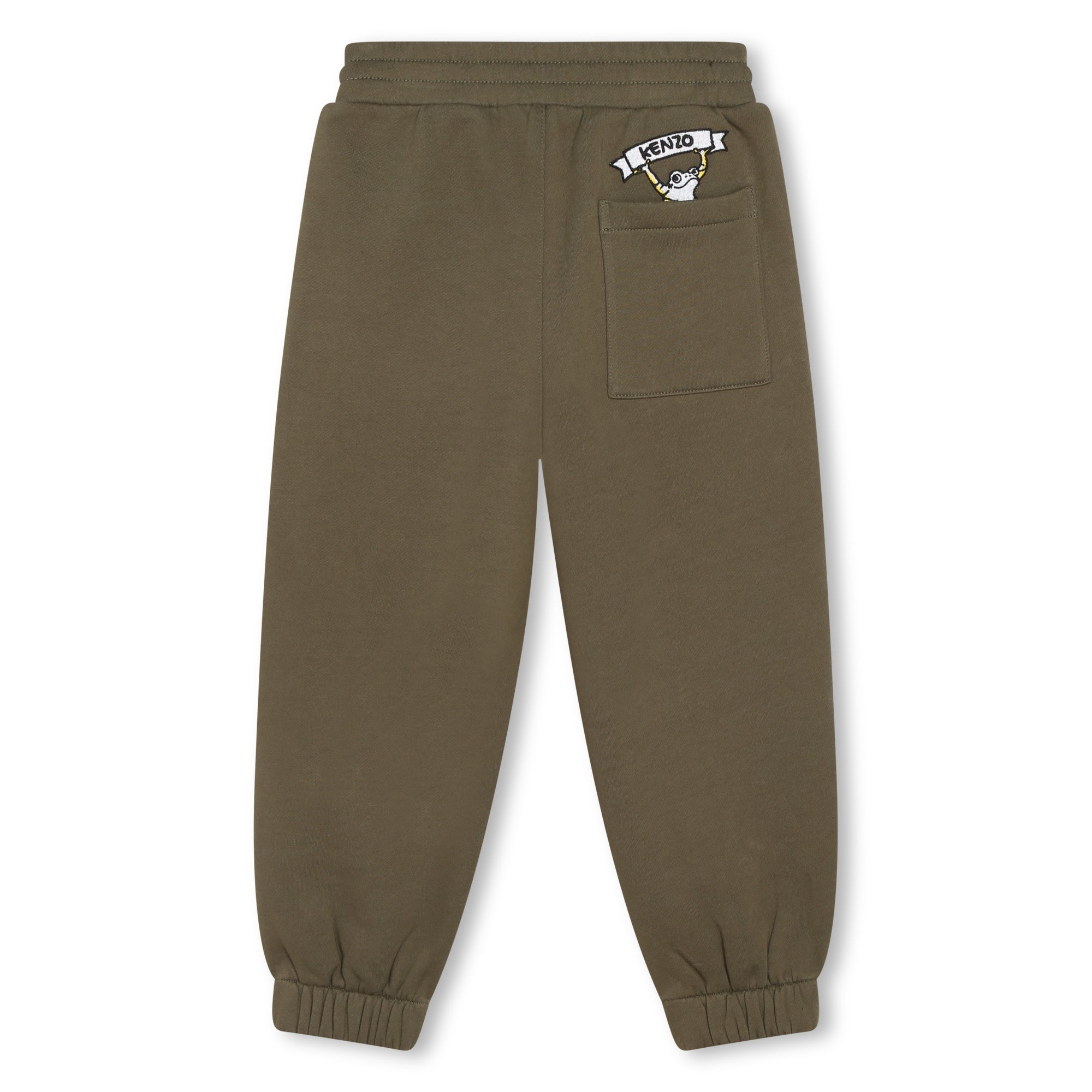 Boys Green Cotton Trousers