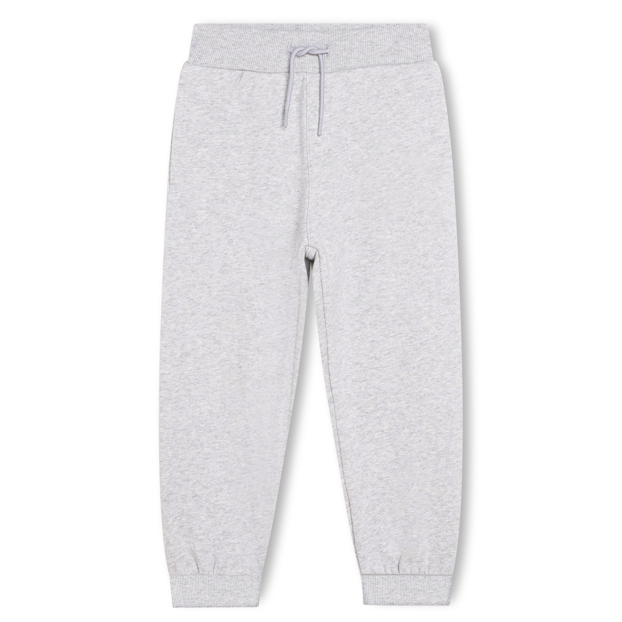 Boys Grey Cotton Trousers