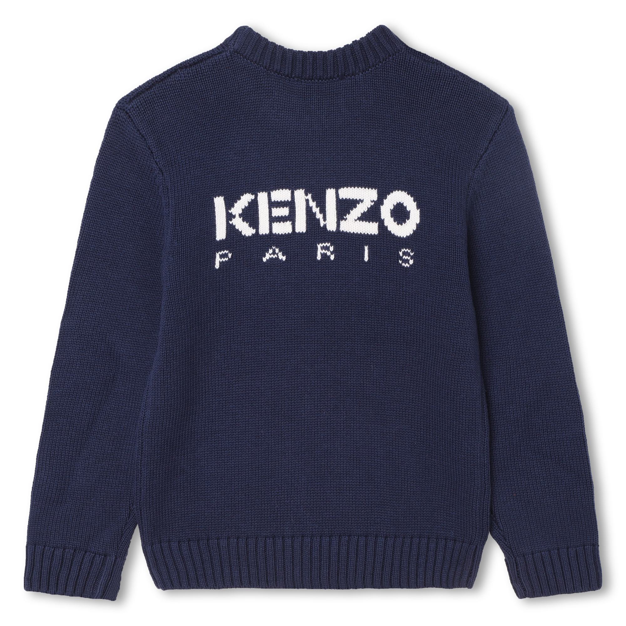 Boys & Girls Navy Logo Sweater