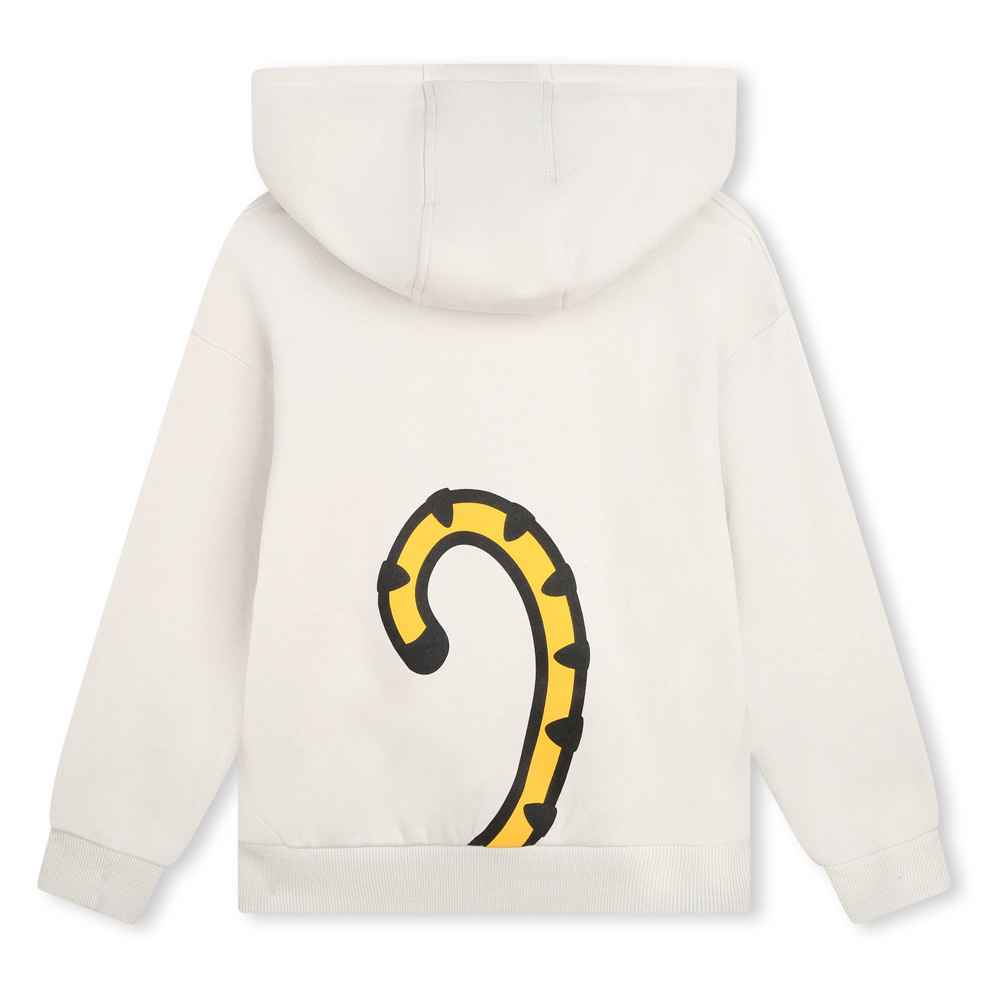 Boys & Girls White Logo Cotton Sweatshirt