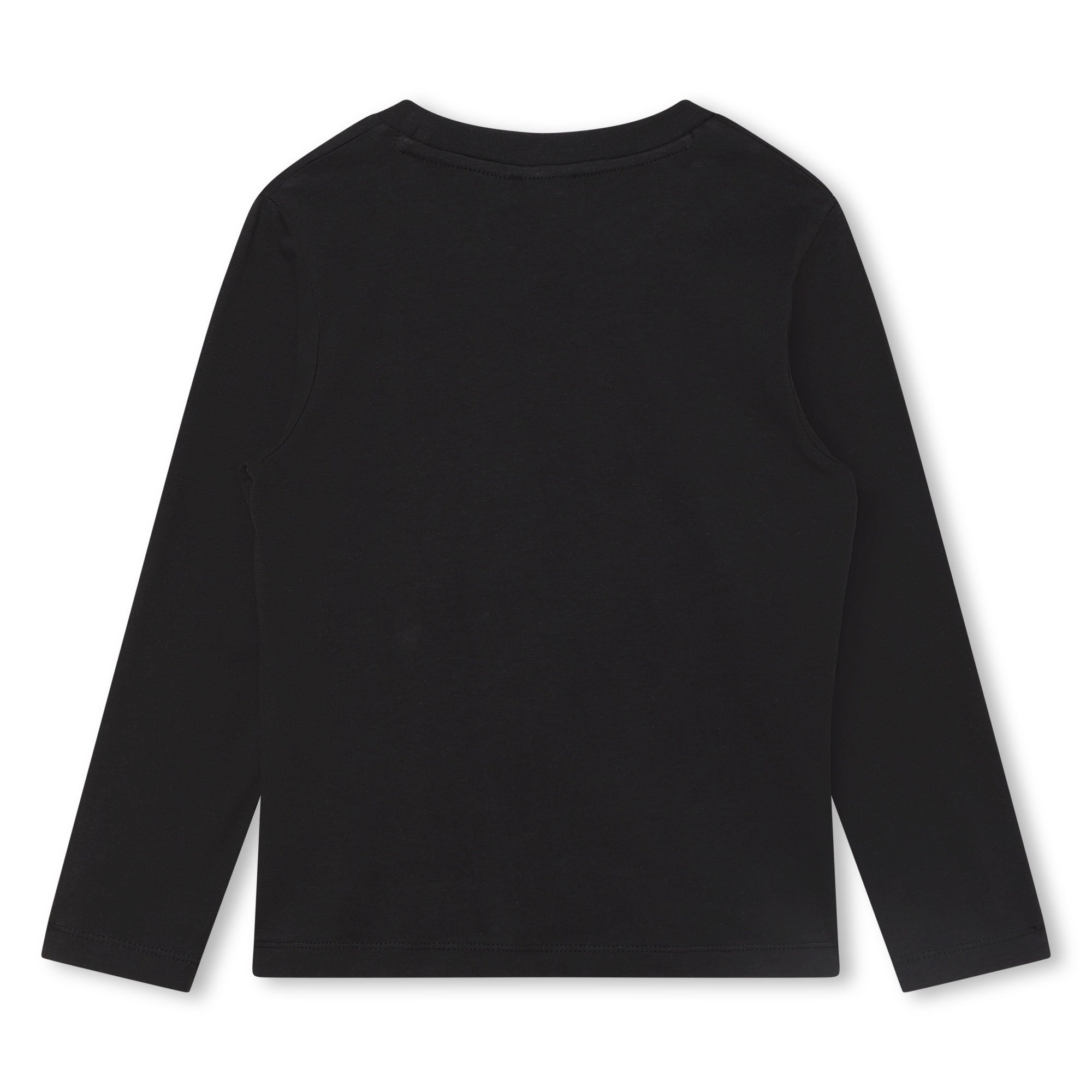 Boys Dark Grey Printed Cotton T-Shirt