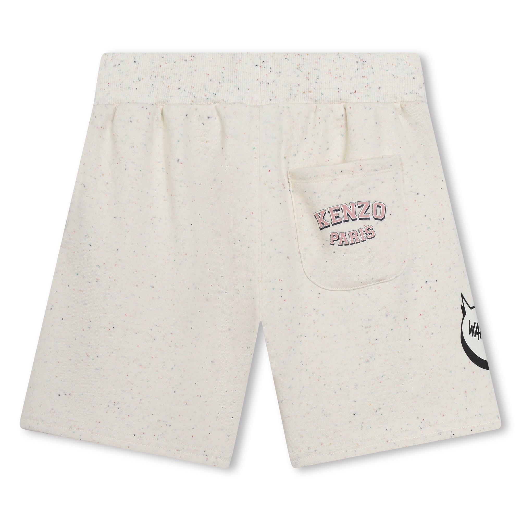 Girls Ivory Cotton Shorts