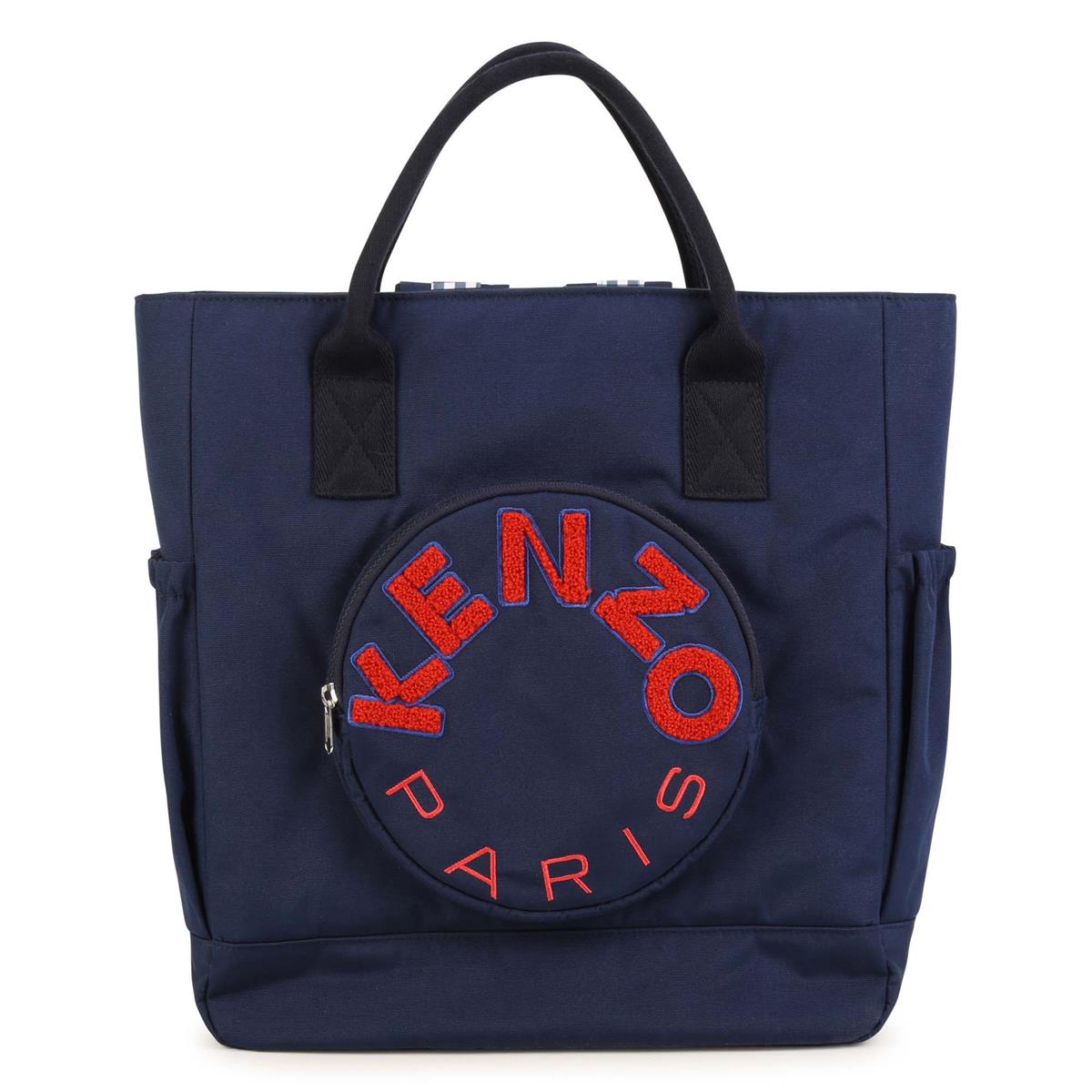 Girls Blue Logo Handbag