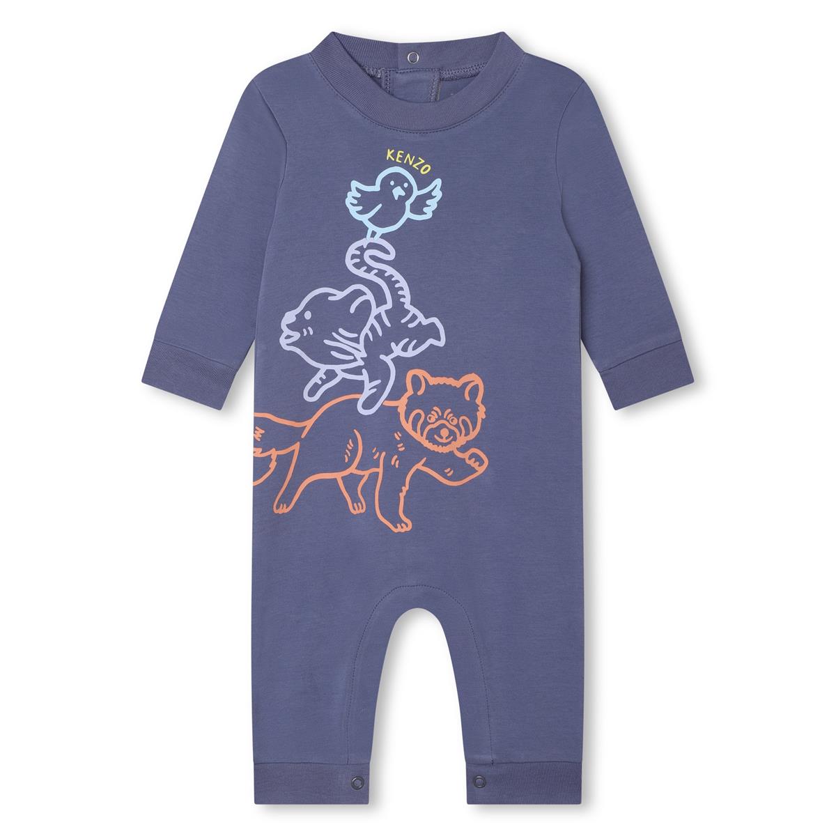 Baby Boys Blue Babysuit