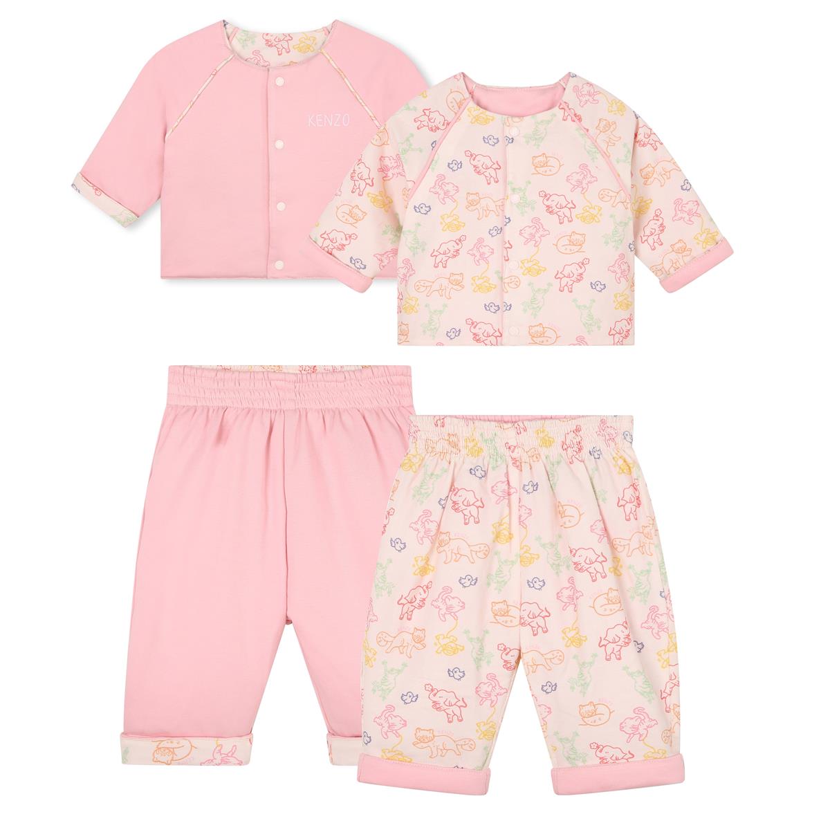 Baby Girls Printed Set(2 Pack)