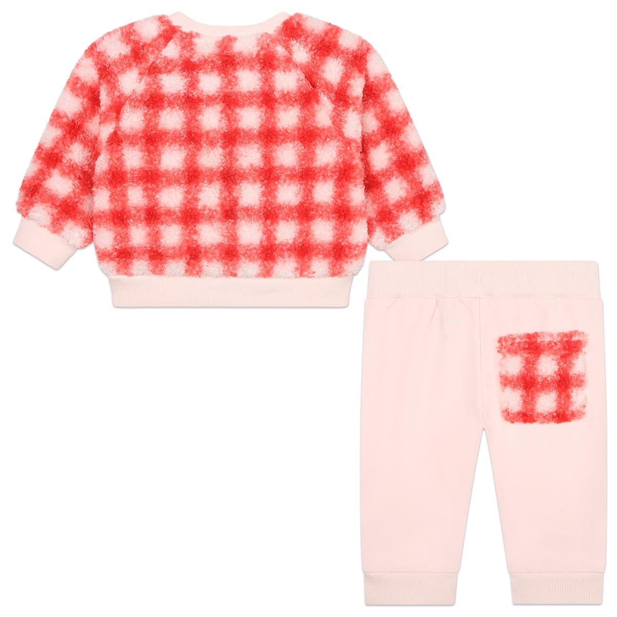 Baby Girls Red Check Set