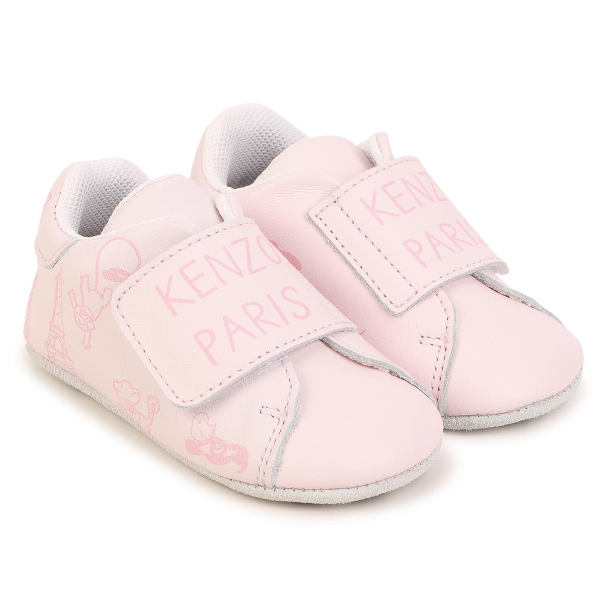 Baby Girls Pink Logo Shoes