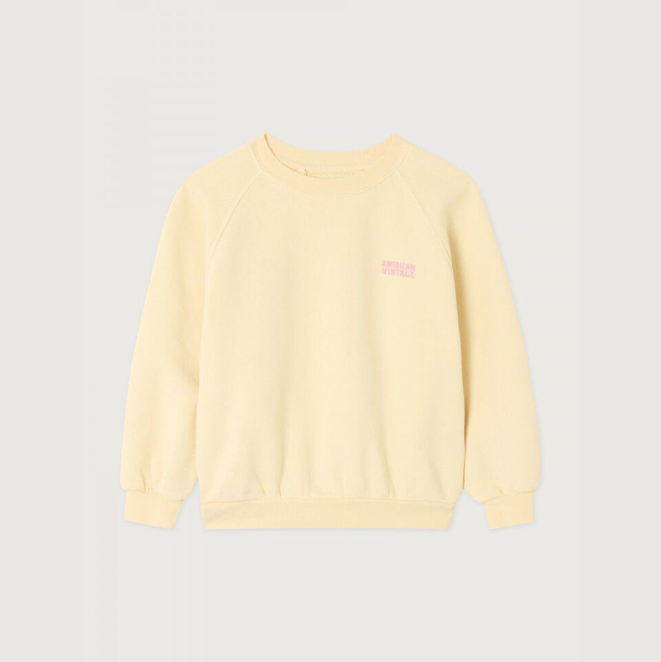 Boys & Girls Vanilla Cotton Sweatshirt