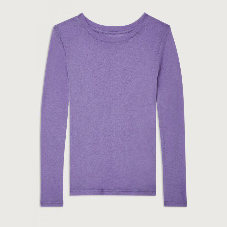 Boys & Girls Purple Cotton T-Shirt