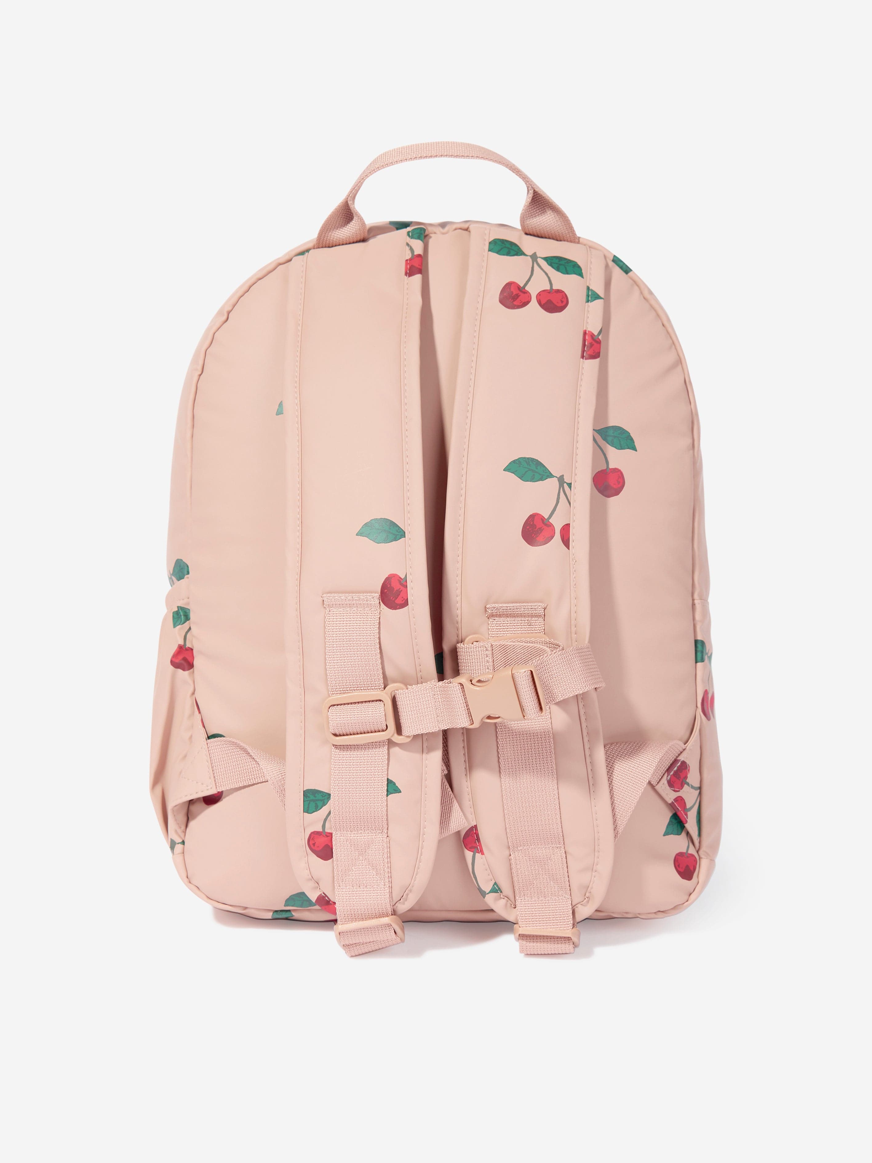 Konges Sløjd Girls Ma Grande Rainy Days Backpack in Pink (34cm)