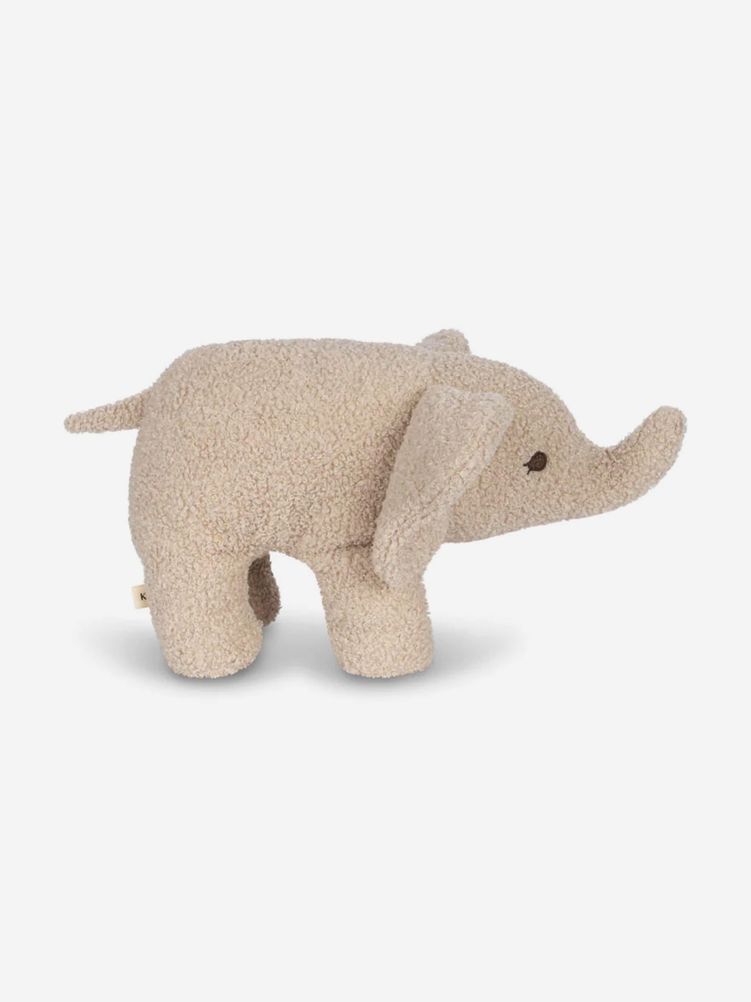 Baby Elephant Soft Toy in Ivory