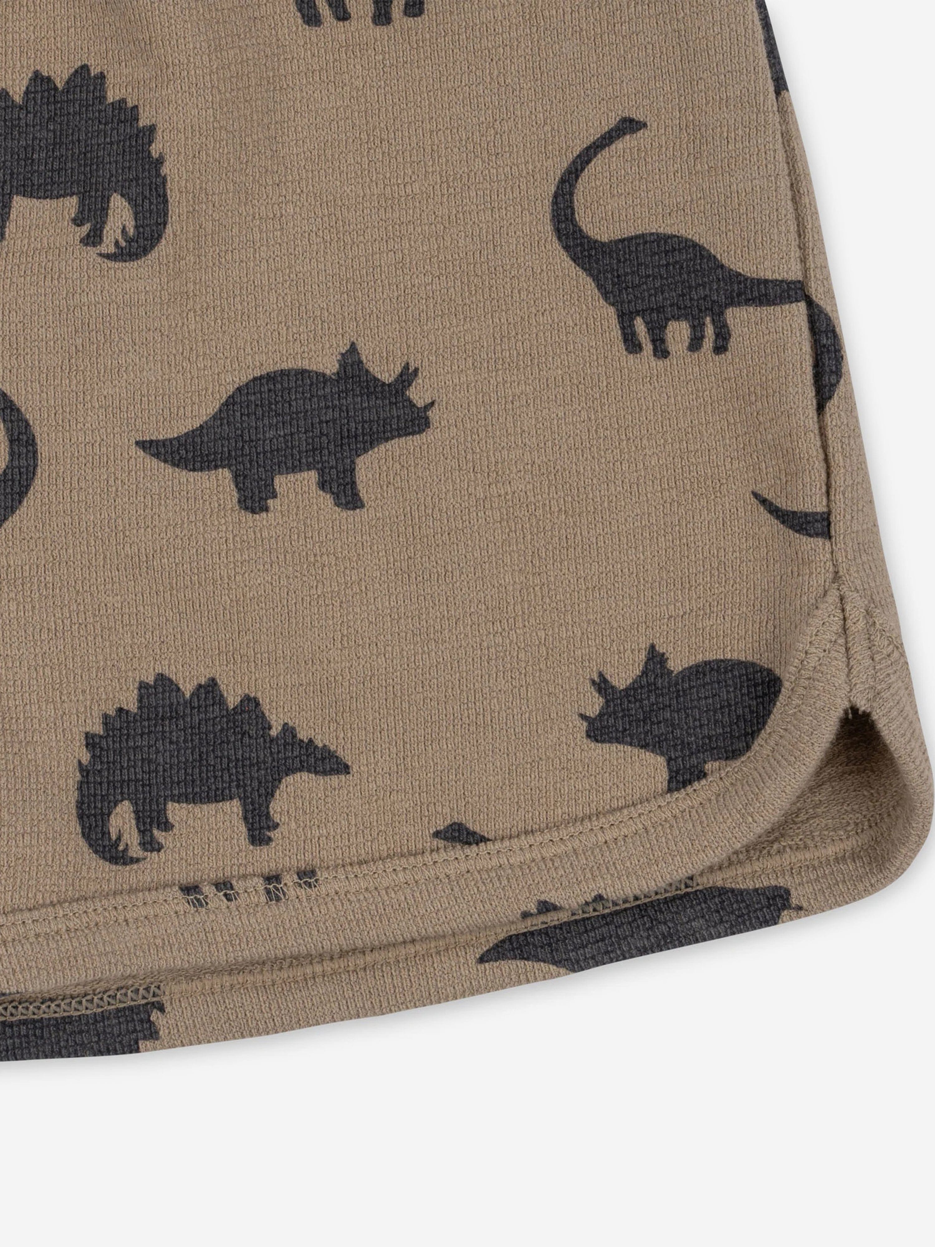 Konges Sløjd Boys Obi Dino Shorts in Beige