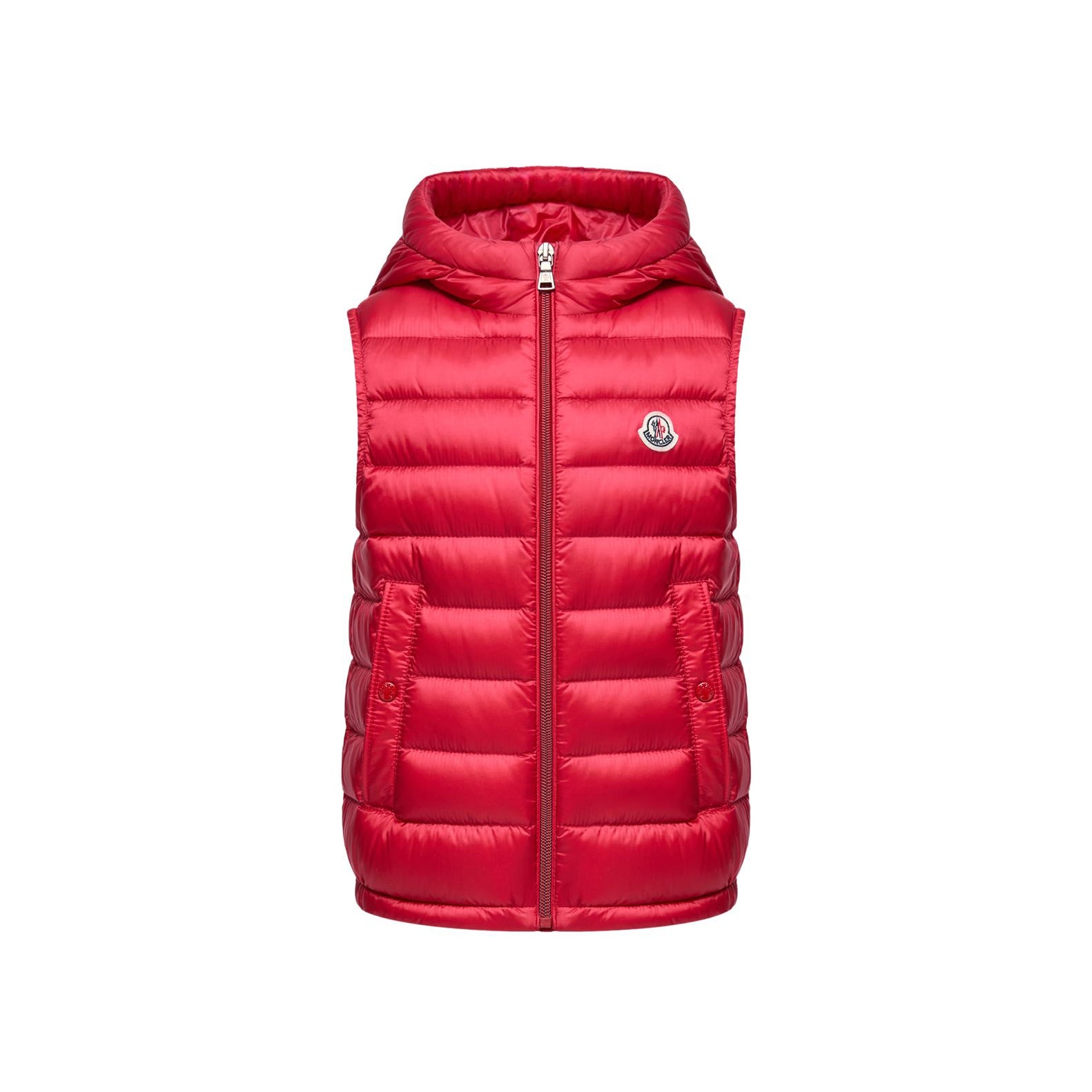 Boys Red "UZAY" Padded Down Gilet