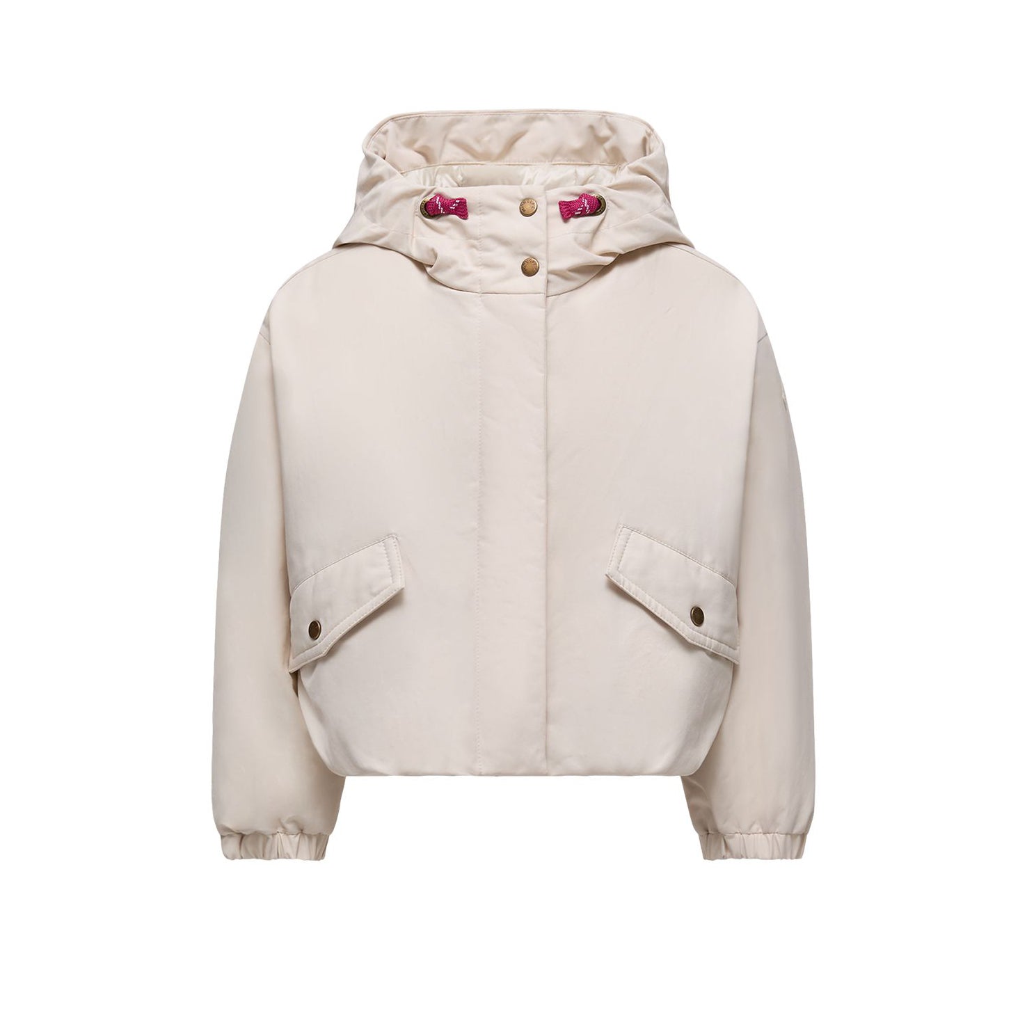 Girls Ivory "EUCALYPTUS" Padded Down Jacket