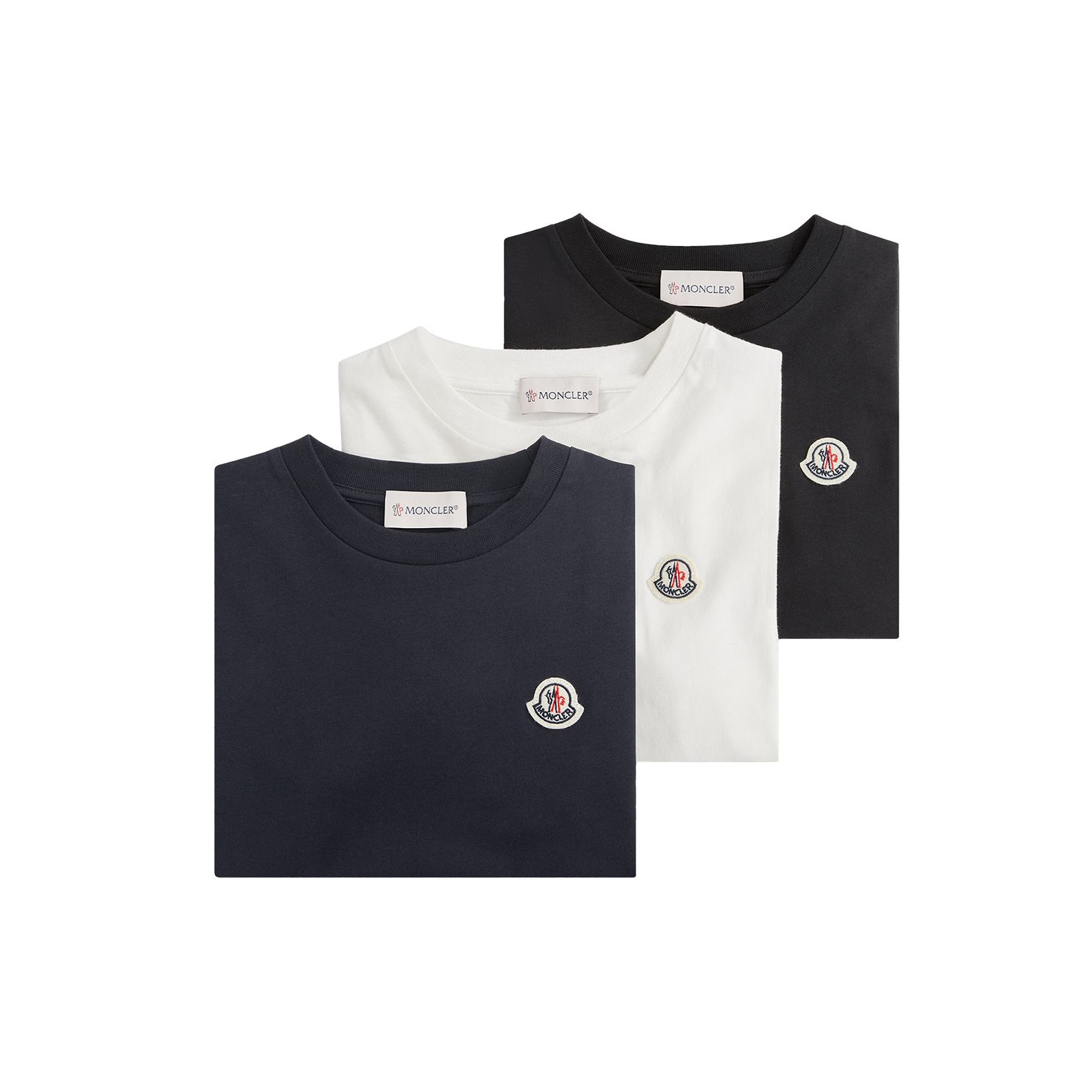 Boys Tricolor Cotton T-Shirt Set(3 Pack)