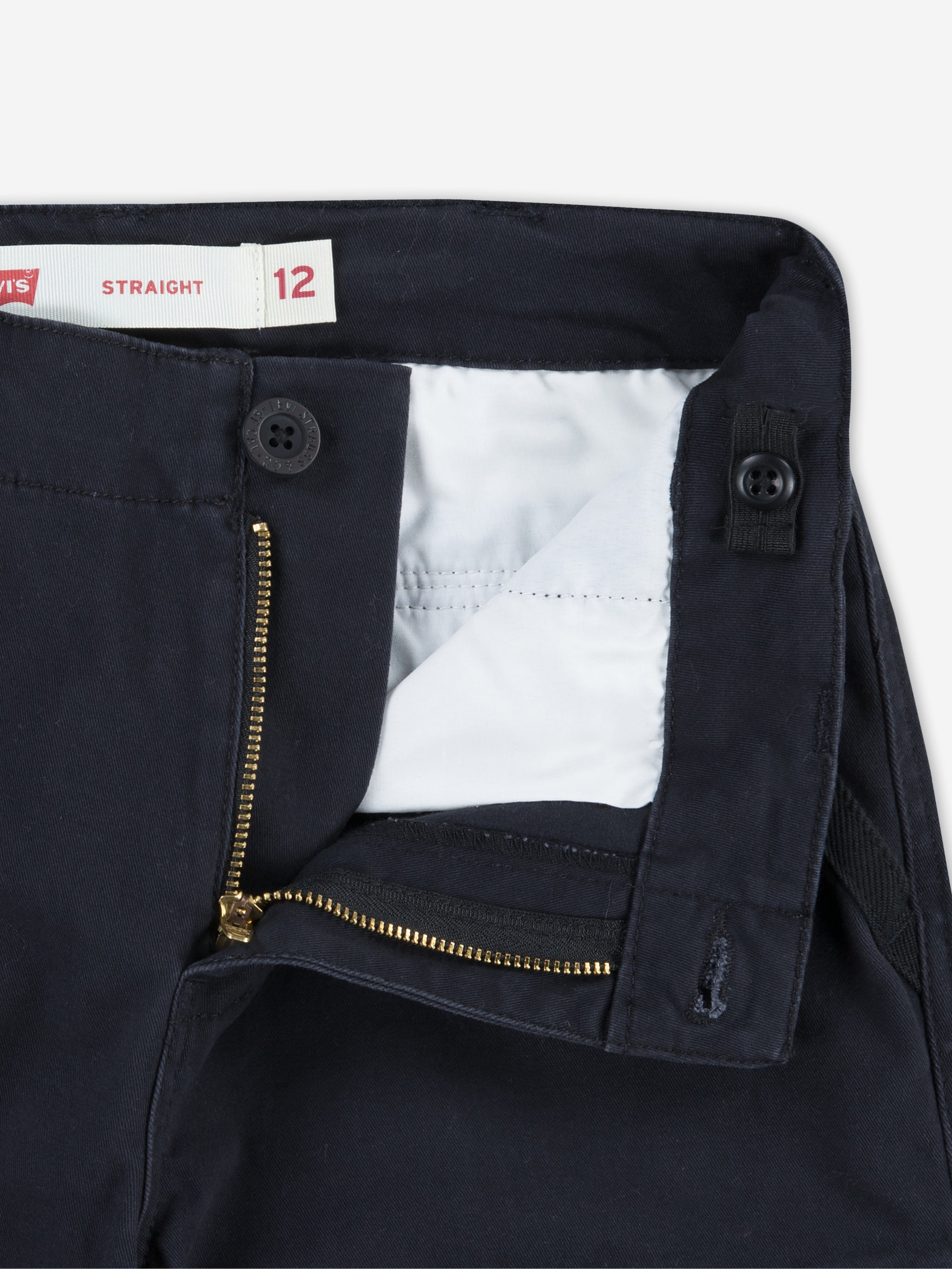 Boys Traditional Cargo Trousers in Black