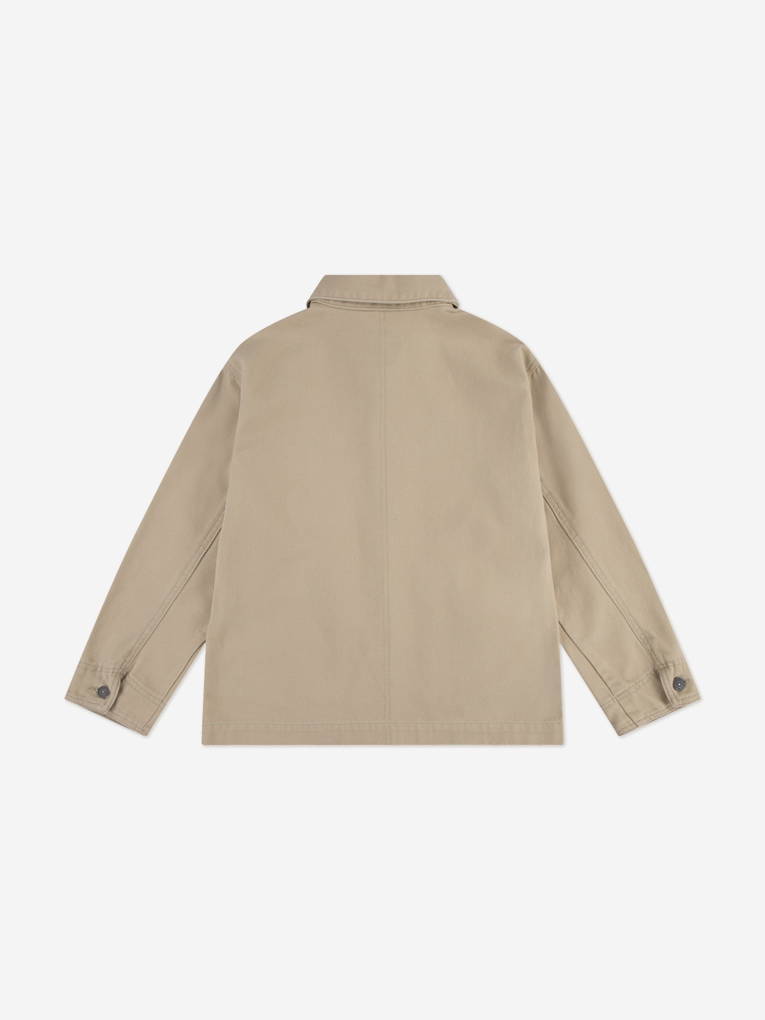 Boys Chore Jacket in Beige