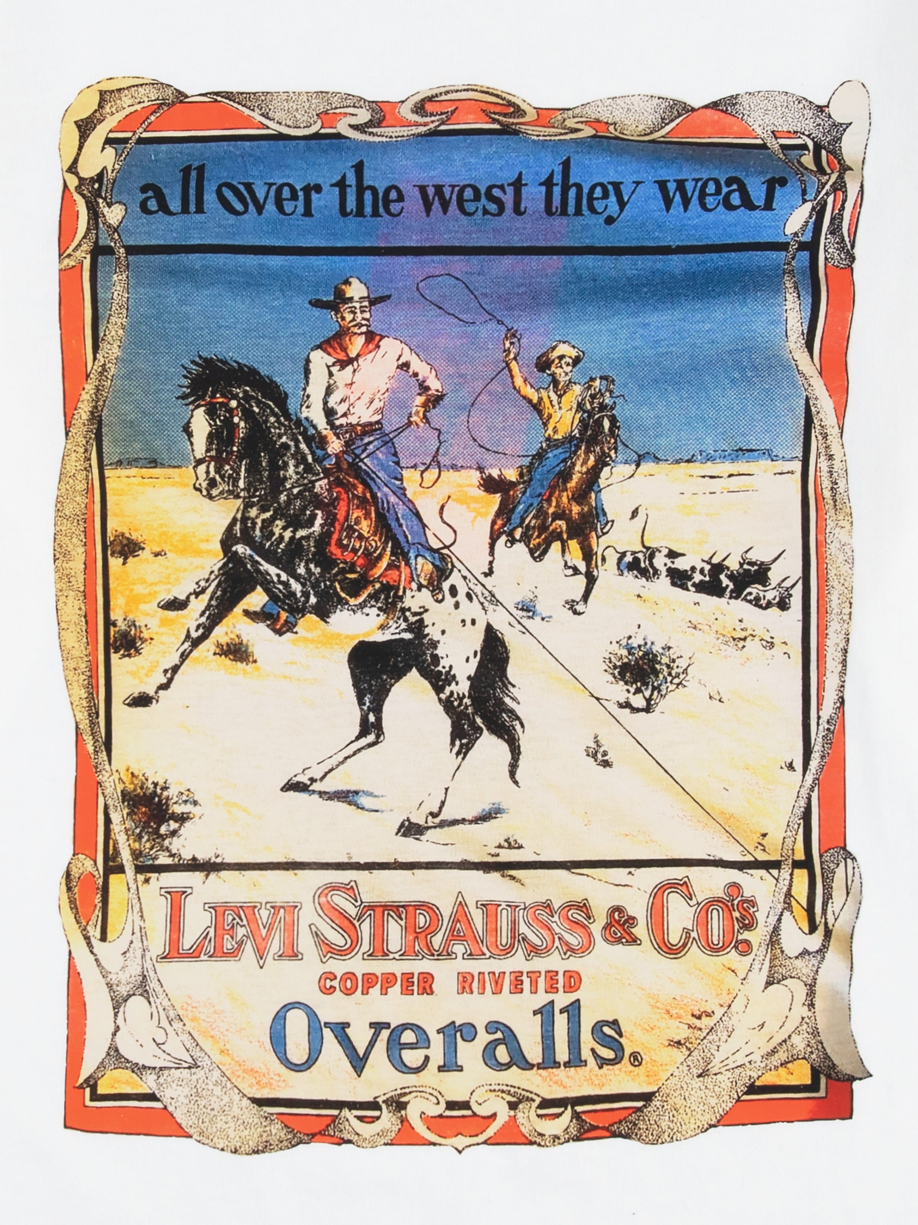 Boys Giddy Up Long Sleeve T-Shirt in Ivory