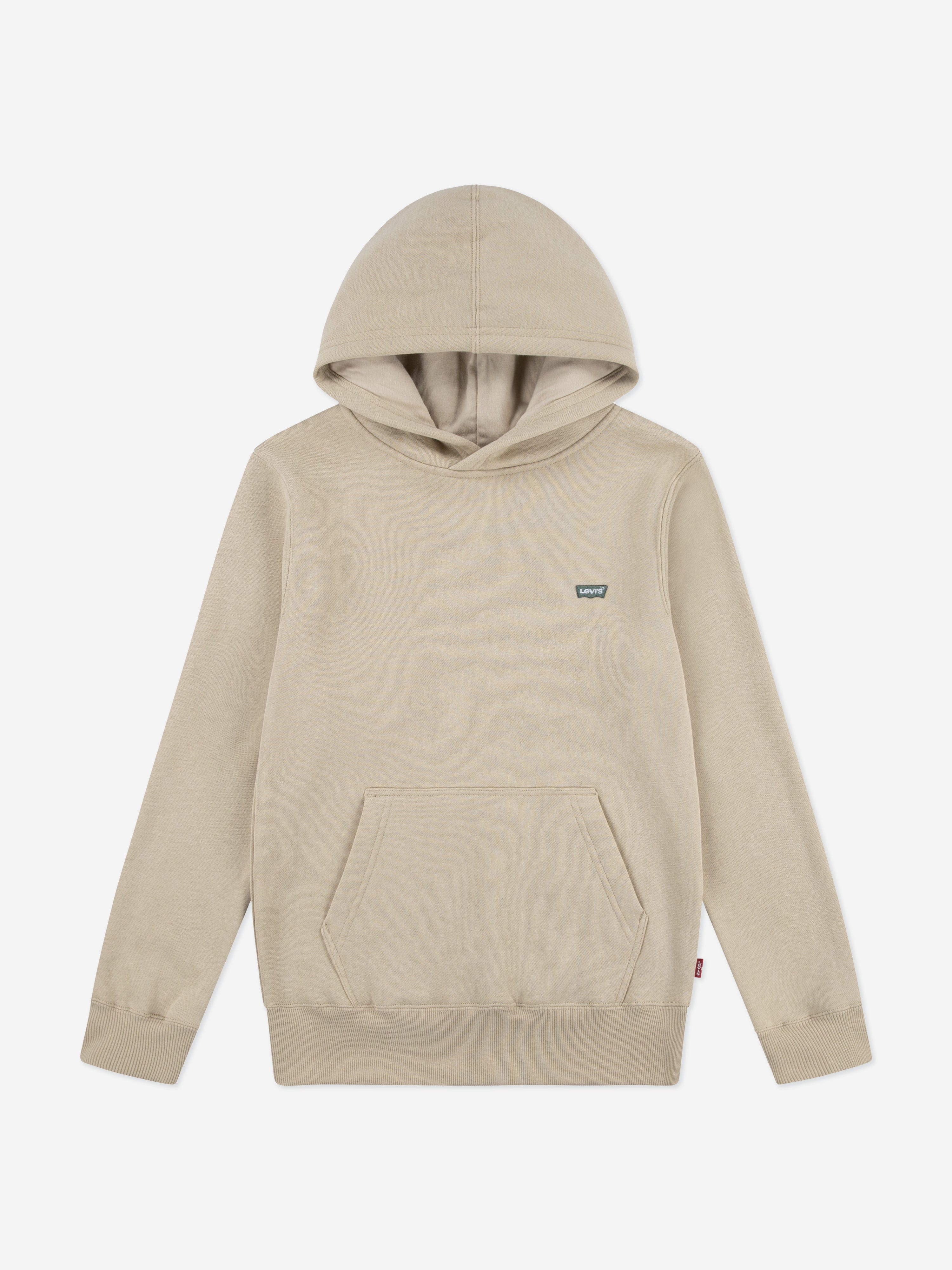 Levi's Boys Mini Batwing Hoodie in Beige