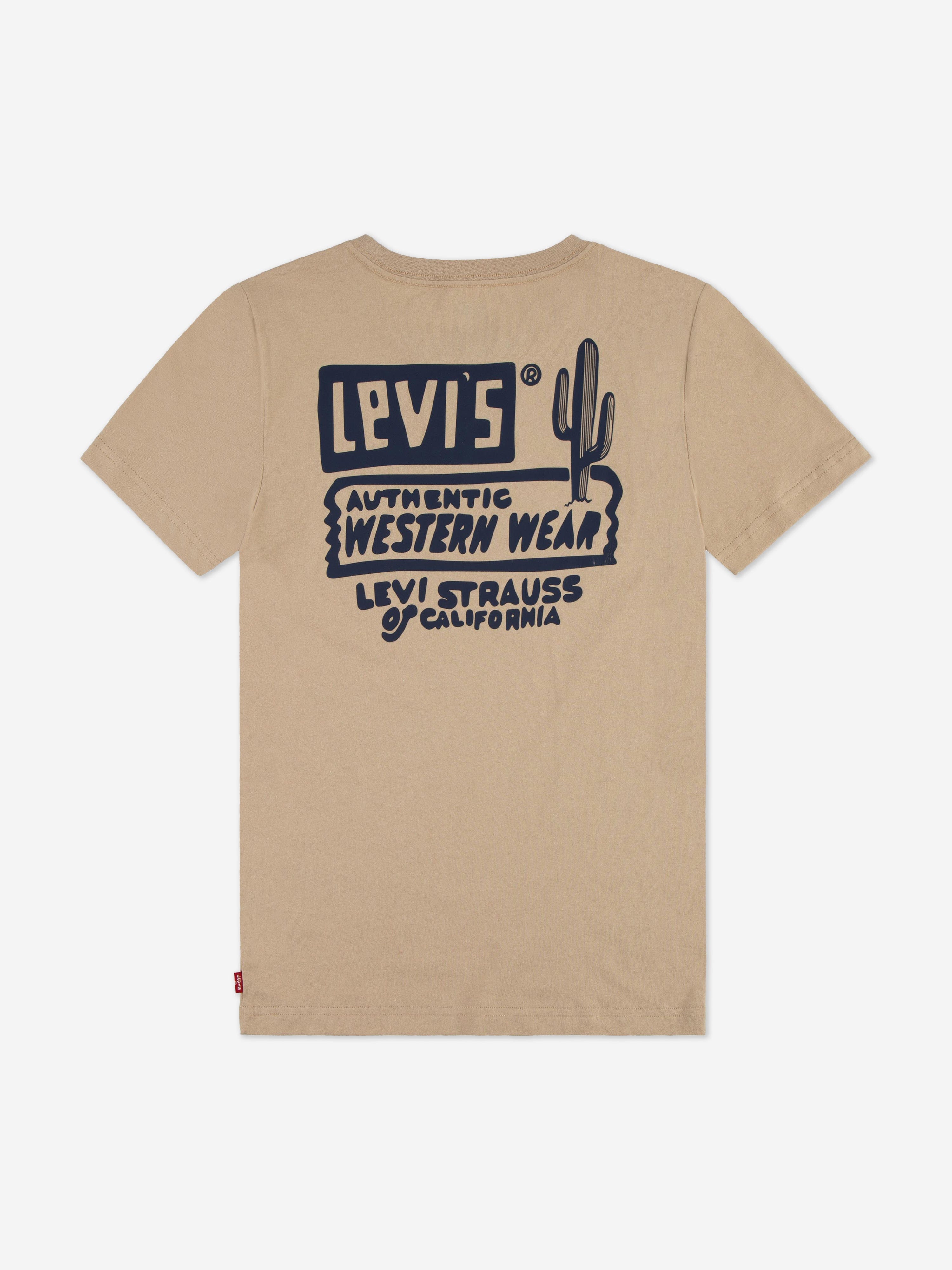 Boys Cactus Out West T-Shirt in Beige