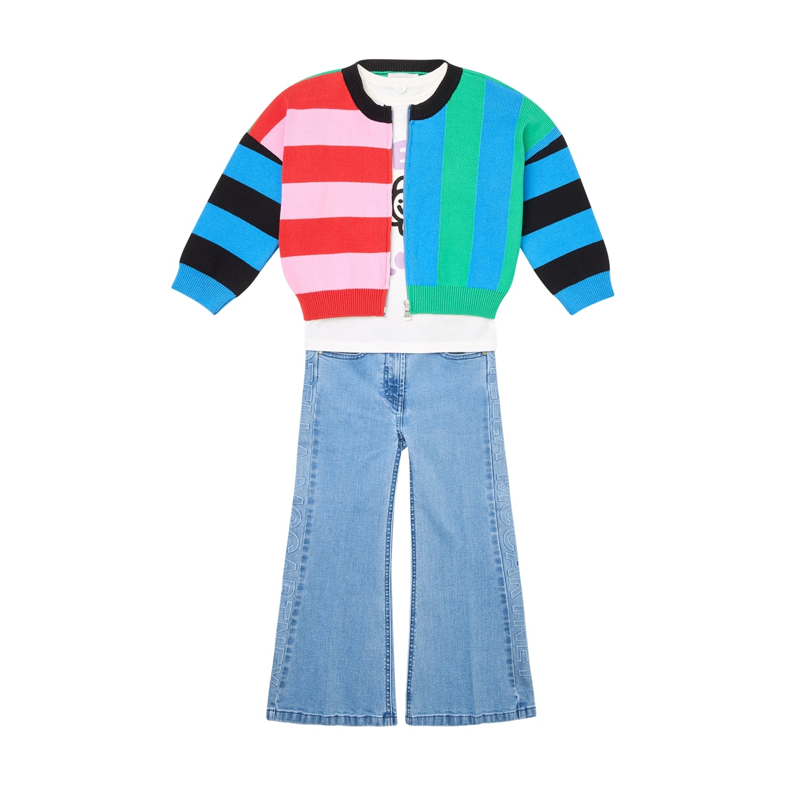 Girls Blue Denim Trousers