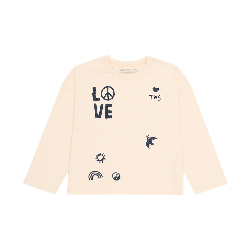 Boys & Girls Beige Cotton T-Shirt