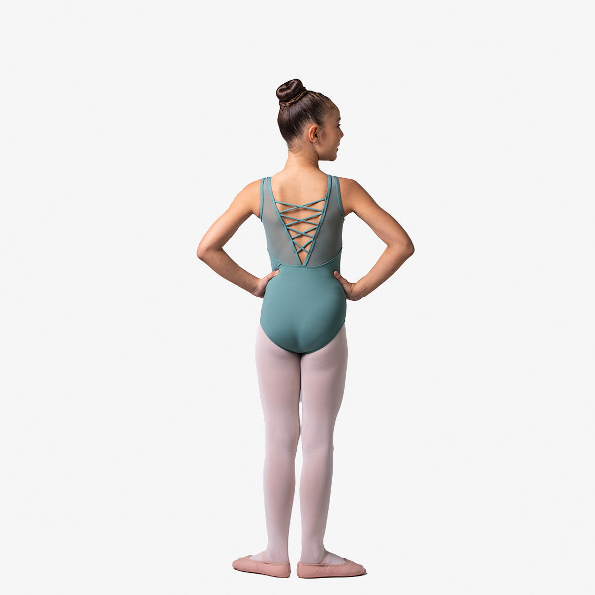 Girls Green "Hannah" Ballet Onesies(LUB920/JADE)