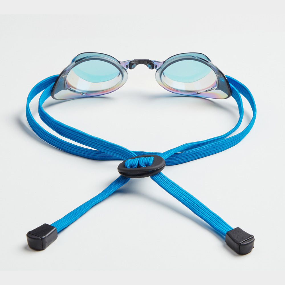 Adult Blue No Rubber Ring Racing Goggles(LUCY_BKRD)