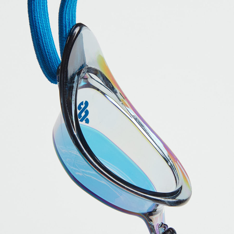 Adult Blue No Rubber Ring Racing Goggles(LUCY_BKRD)